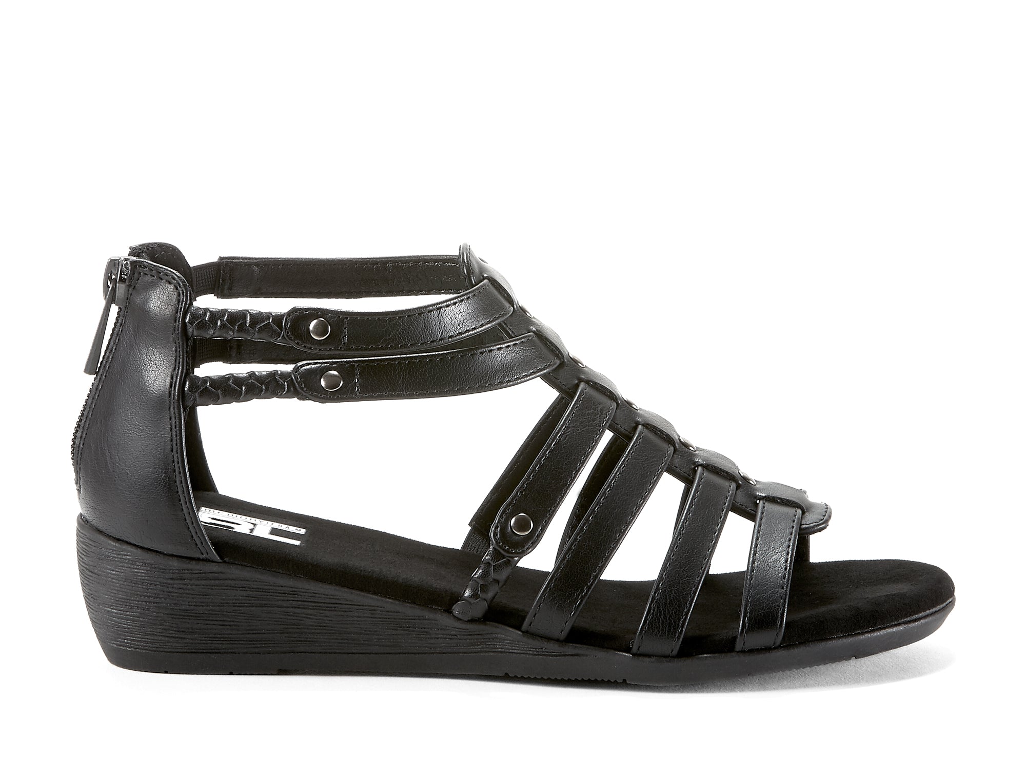 Yellow Shoes | Womens-Sandals-Comfort-Low Wedge/Gladiator | Fit Zone | 