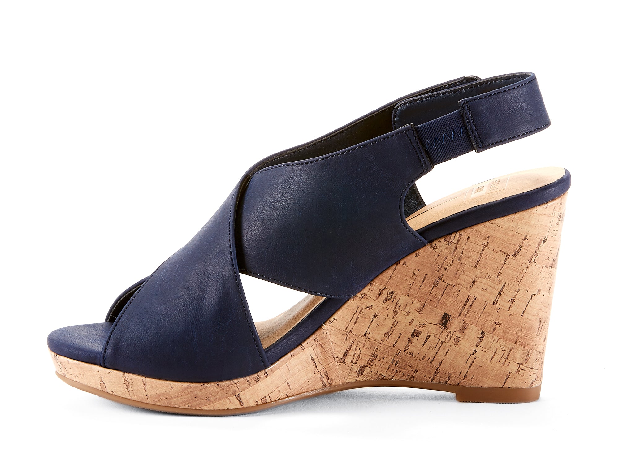 Yellow Shoes | Womens-Sandals-Dress-High Wedge/Ankle strap | Vittoria | 