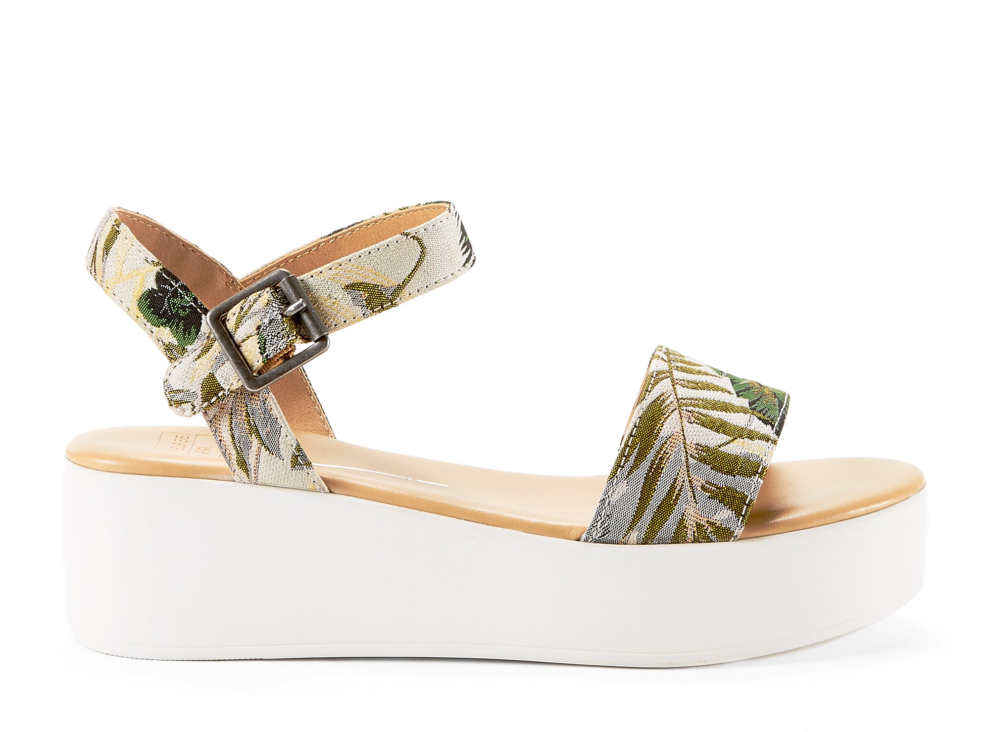 Yellow Shoes | Womens-Sandals-Casual-Med Wedge/Ankle strap | Elevate T | 