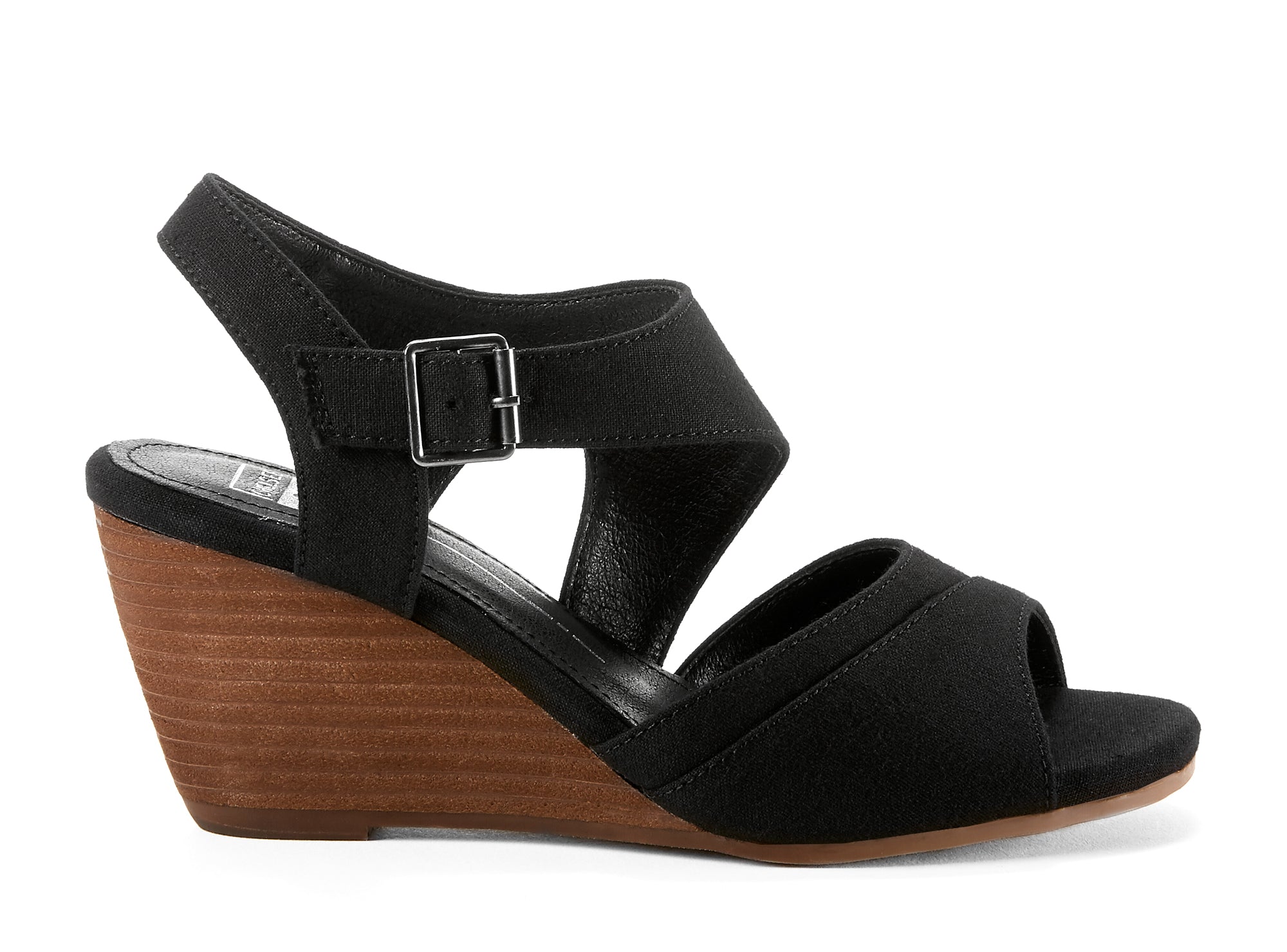Yellow Shoes | Womens-Sandals-Dress-Med Wedge/Ankle strap | Moonlight | 