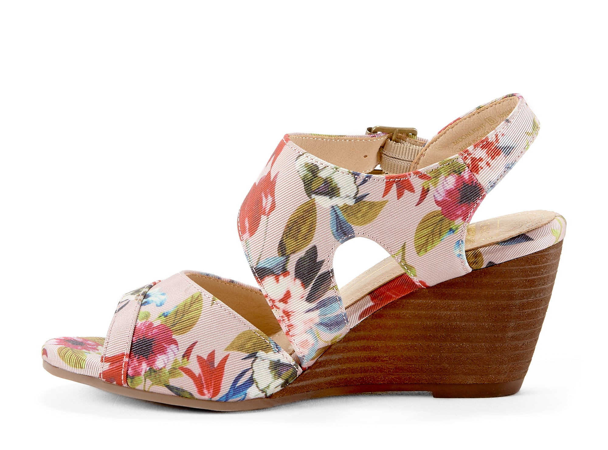 Yellow Shoes | Womens-Sandals-Dress-Med Wedge/Ankle strap | Moonlight | 
