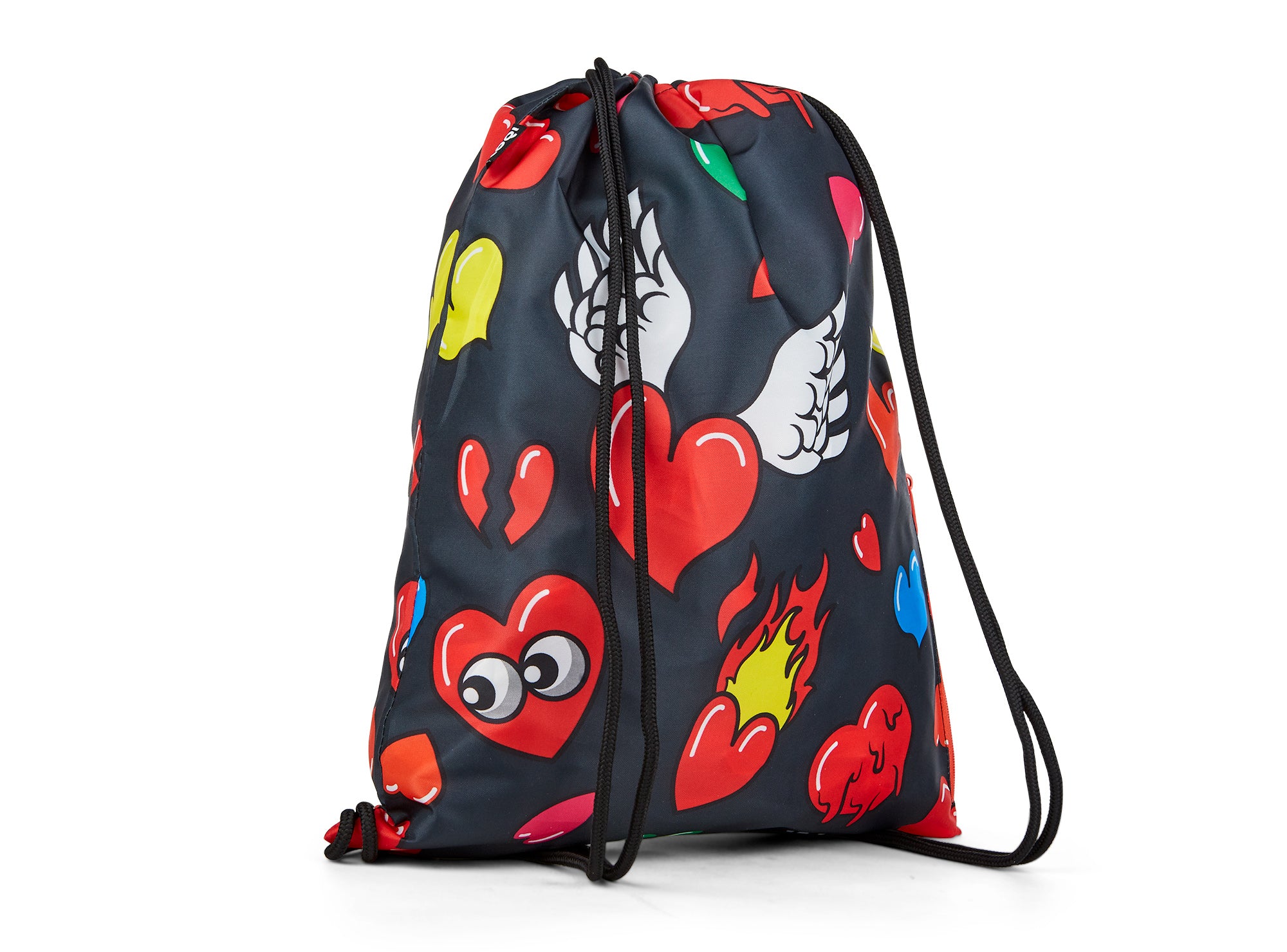 Yellow Shoes | Accessories-Girls-School Items-Shoe Bag | Loqi Sac fourre-tout Pop Hearts | 
