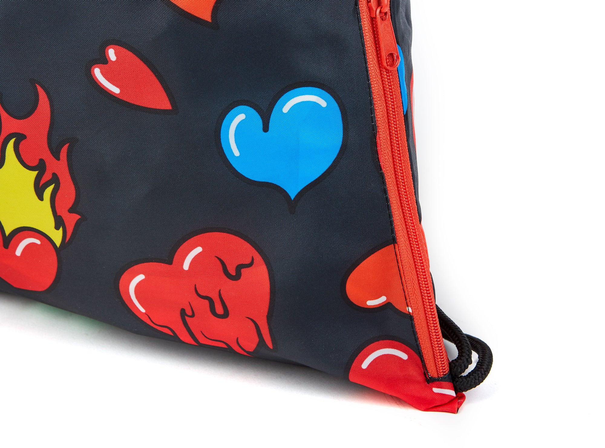 Yellow Shoes | Accessories-Girls-School Items-Shoe Bag | Loqi Sac fourre-tout Pop Hearts | 
