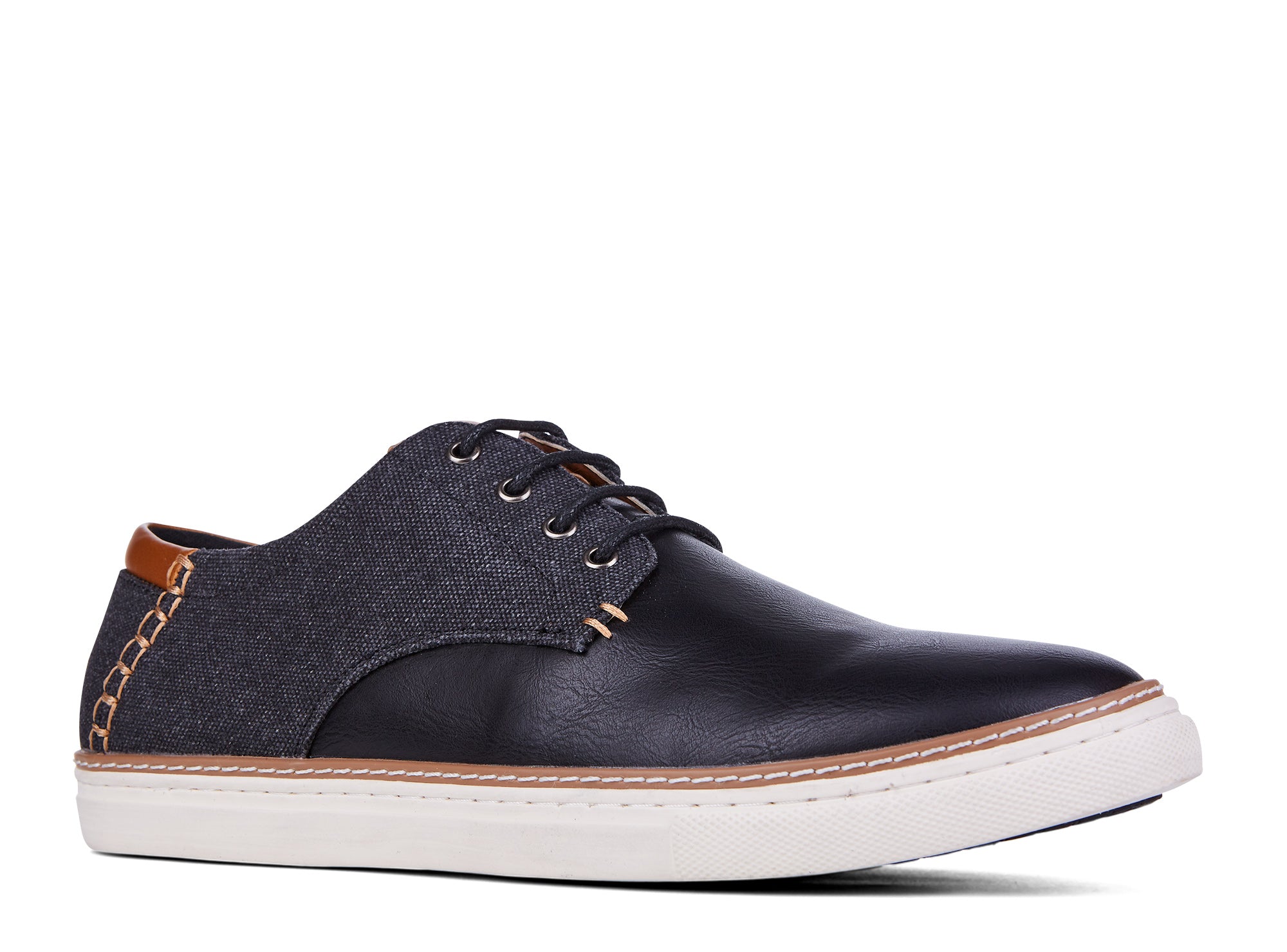 Yellow Shoes | Mens-Shoes-Casual-Laced | Stitches | 
