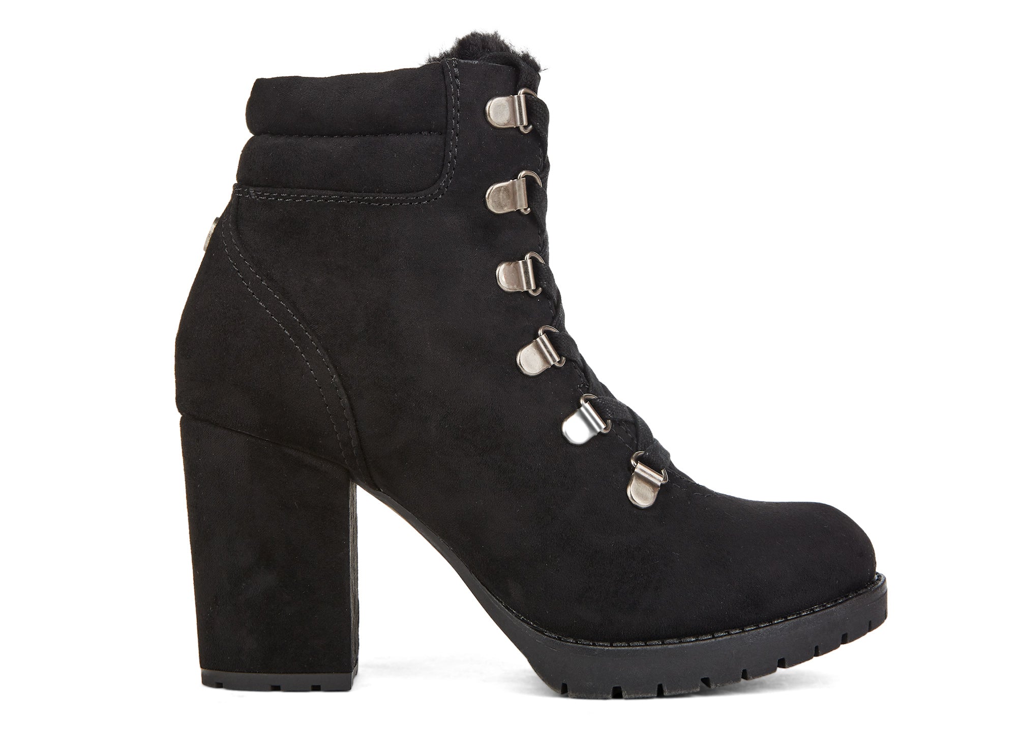Yellow Shoes | Womens-Winter Boots-Casual-Low Shaft & Med Heel | Backwards | 