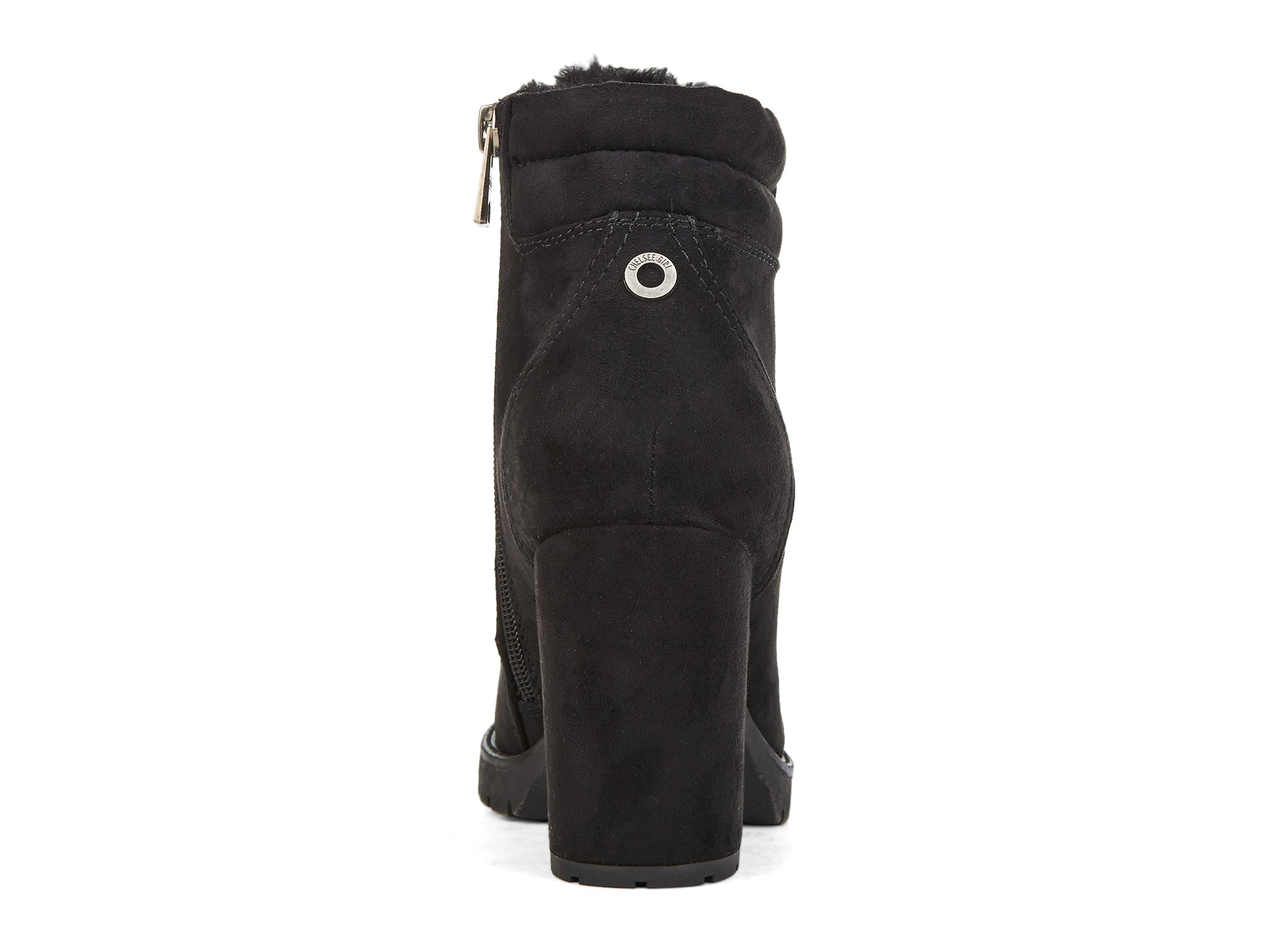 Yellow Shoes | Womens-Winter Boots-Casual-Low Shaft & Med Heel | Backwards | 