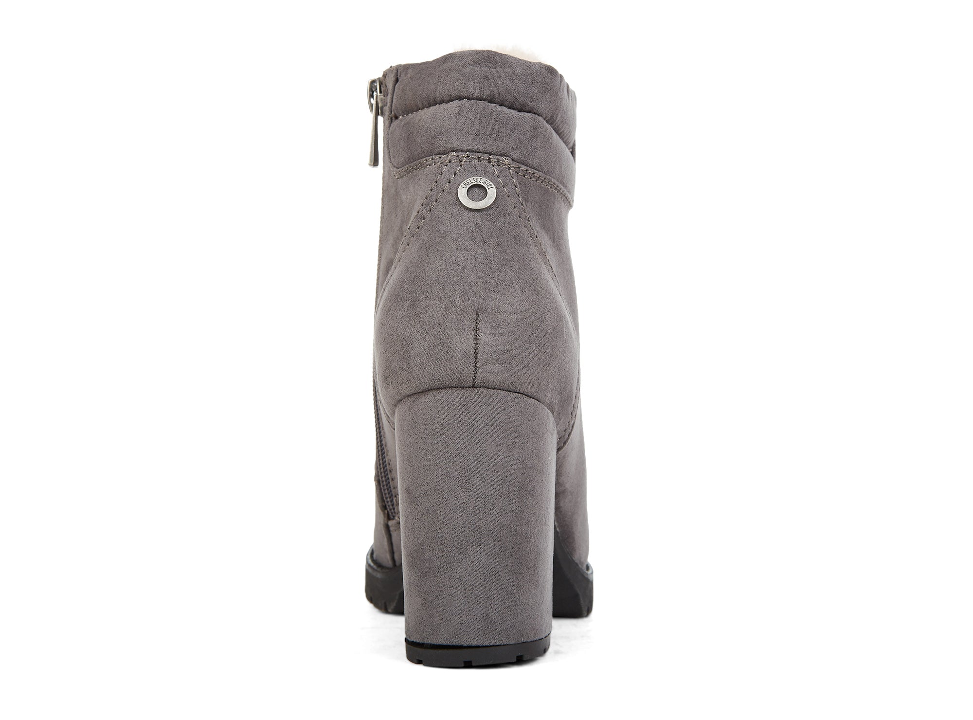 Yellow Shoes | Womens-Winter Boots-Casual-Low Shaft & Med Heel | Backwards | 