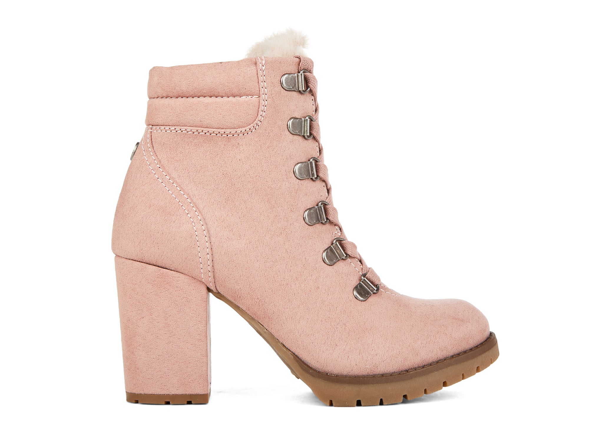 Yellow Shoes | Womens-Winter Boots-Casual-Low Shaft & Med Heel | Backwards | 