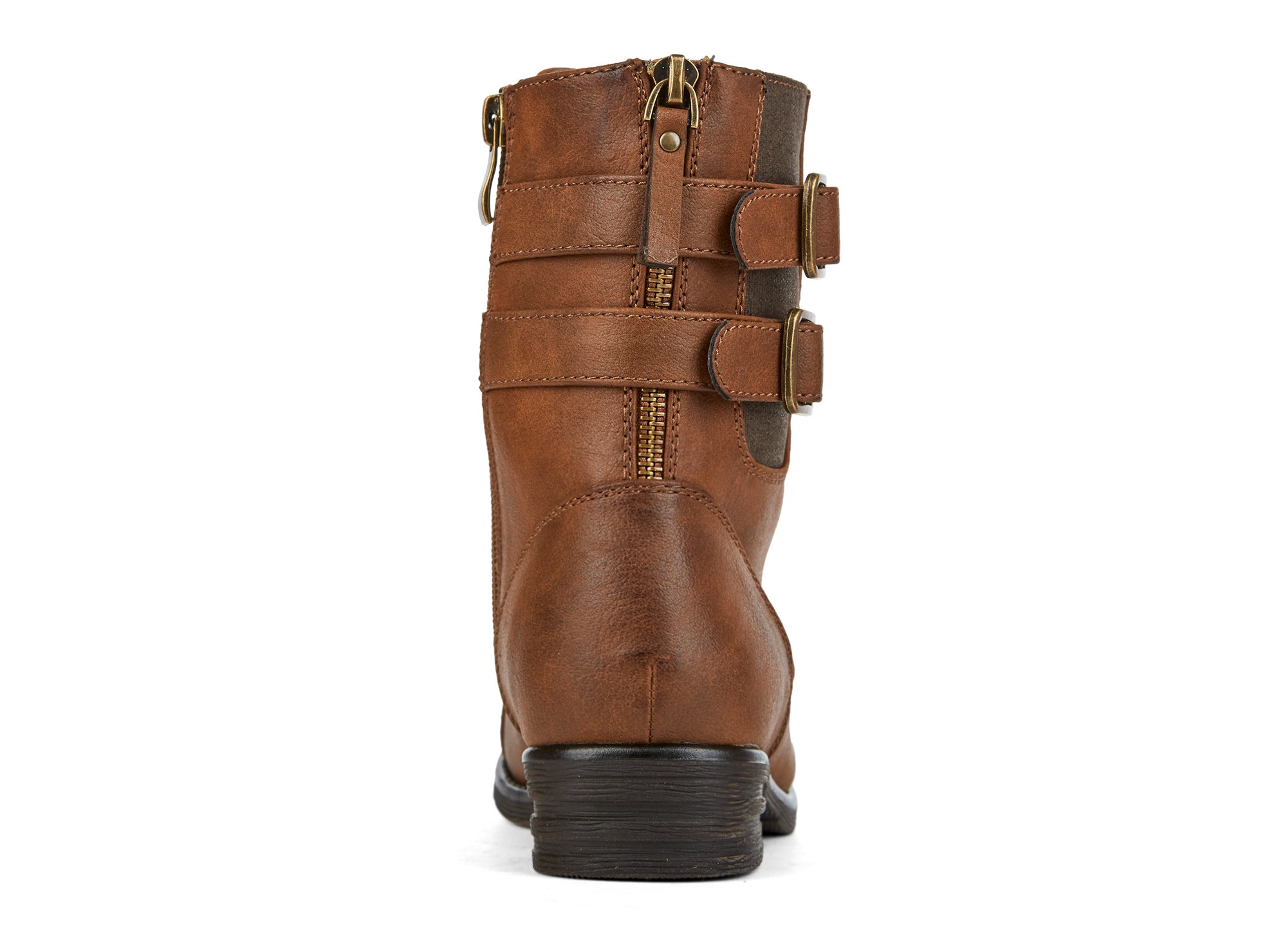 Yellow Shoes | Missy-Light Boots-Casual-Flat & Med. Shaft | Chestnut Jr | 