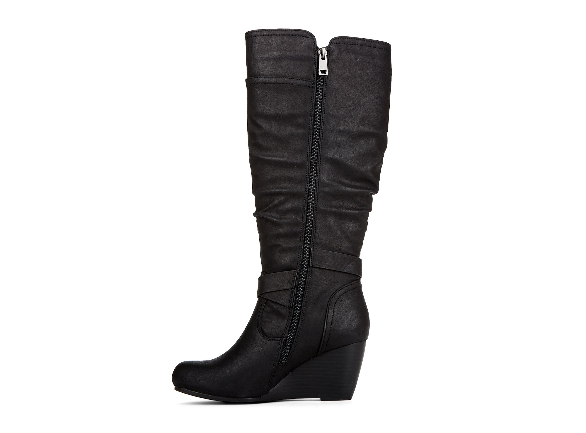 Yellow Shoes | Womens-Light Boots-Casual-High Shaft & Med Wedge | Devoted | 
