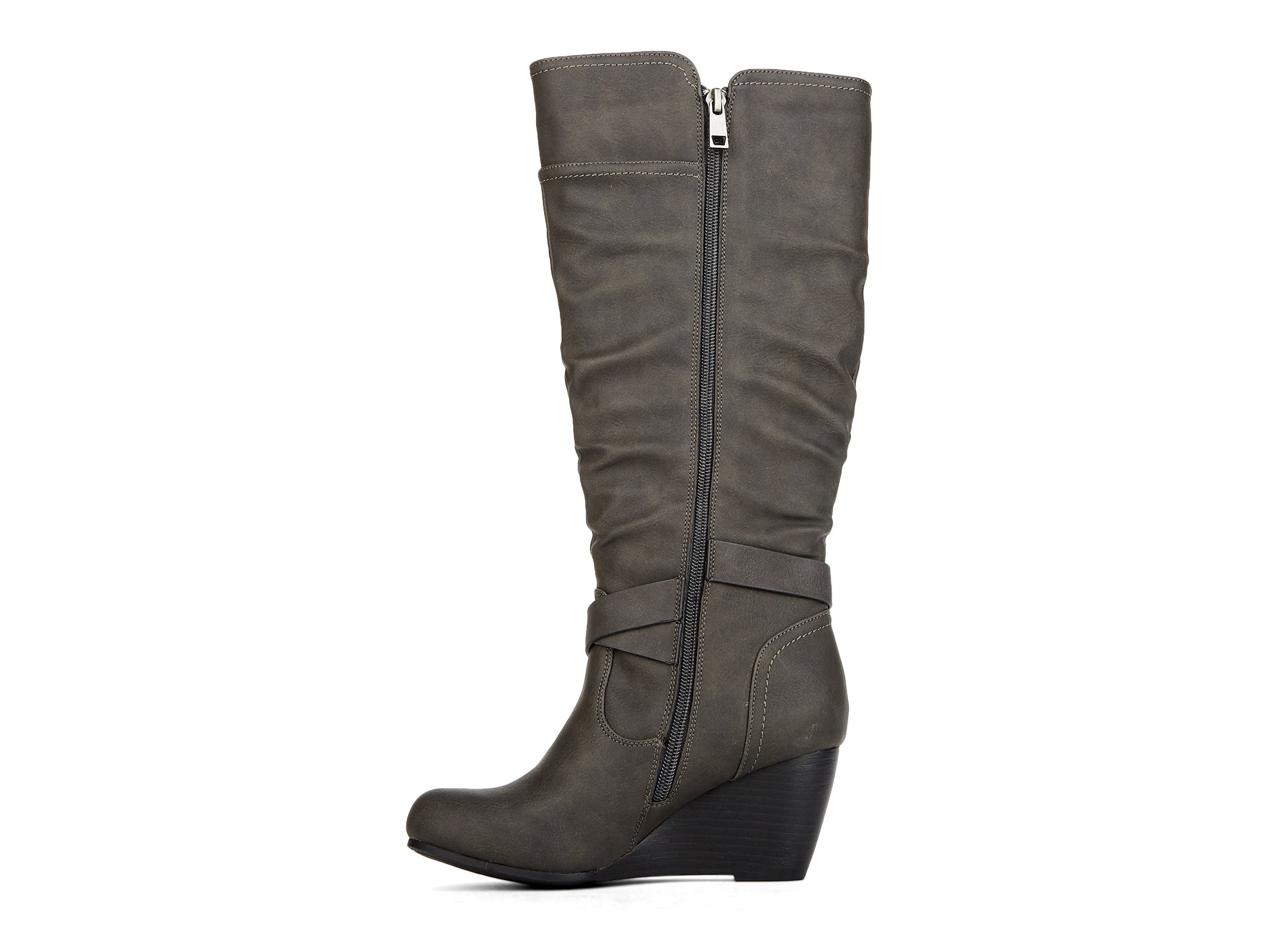 Yellow Shoes | Womens-Light Boots-Casual-High Shaft & Med Wedge | Devoted | 
