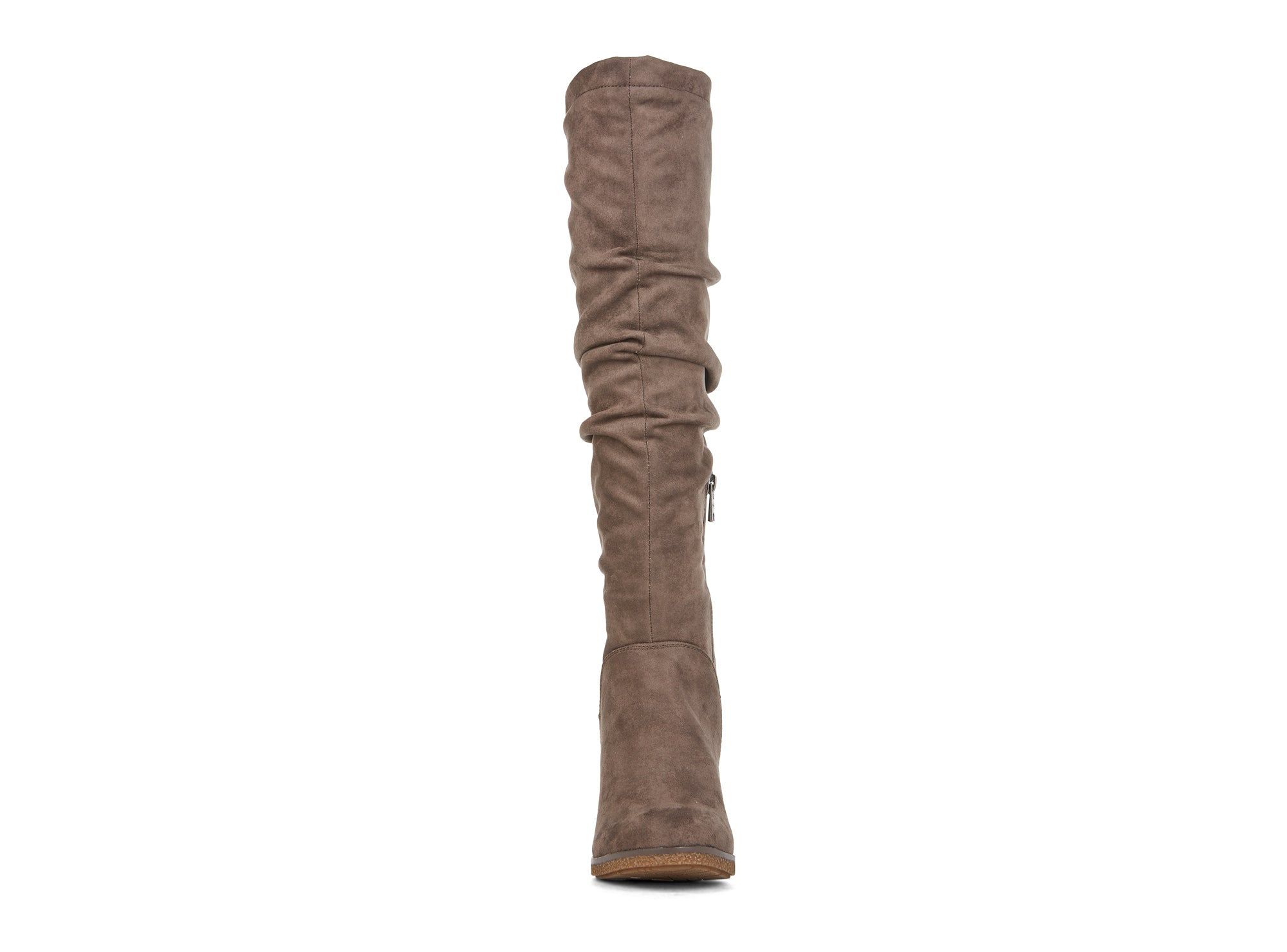 Yellow Shoes | Womens-Light Boots-Casual-High Shaft & Med Heel | Remasteredd | 