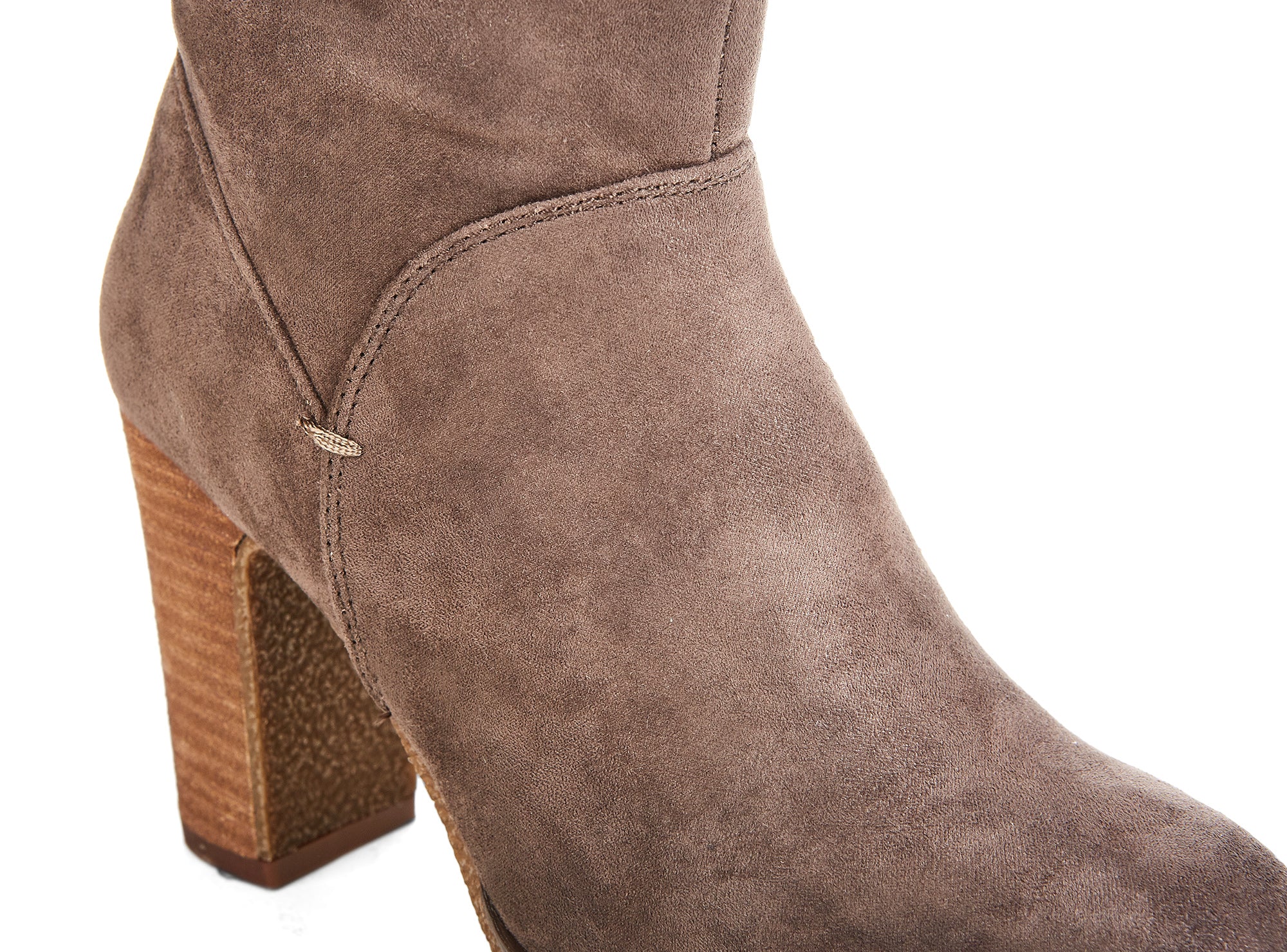 Yellow Shoes | Womens-Light Boots-Casual-High Shaft & Med Heel | Remasteredd | 