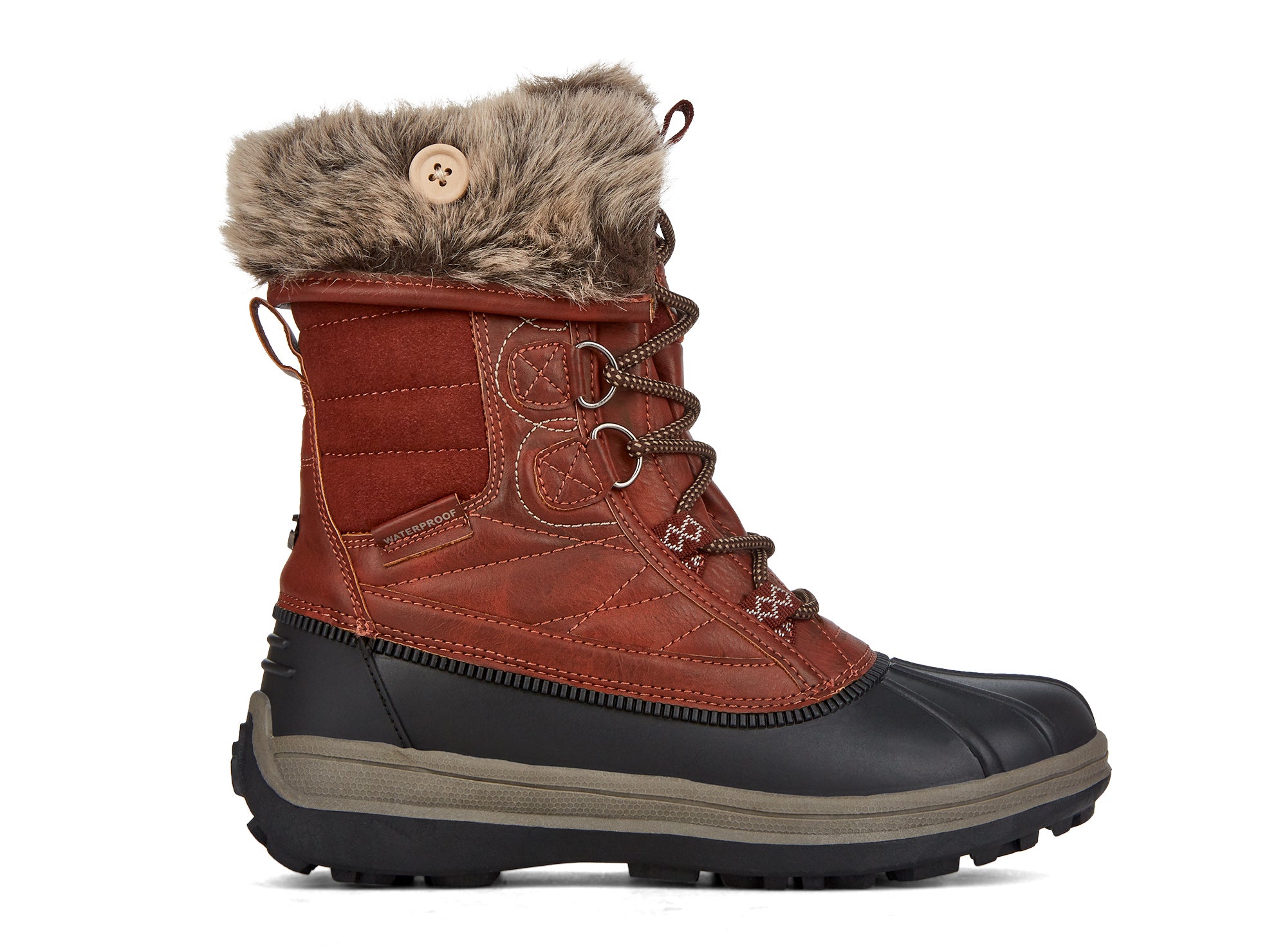 Yellow Shoes | Womens-Winter Boots-Athletic-High | Chalet Star Mid | 