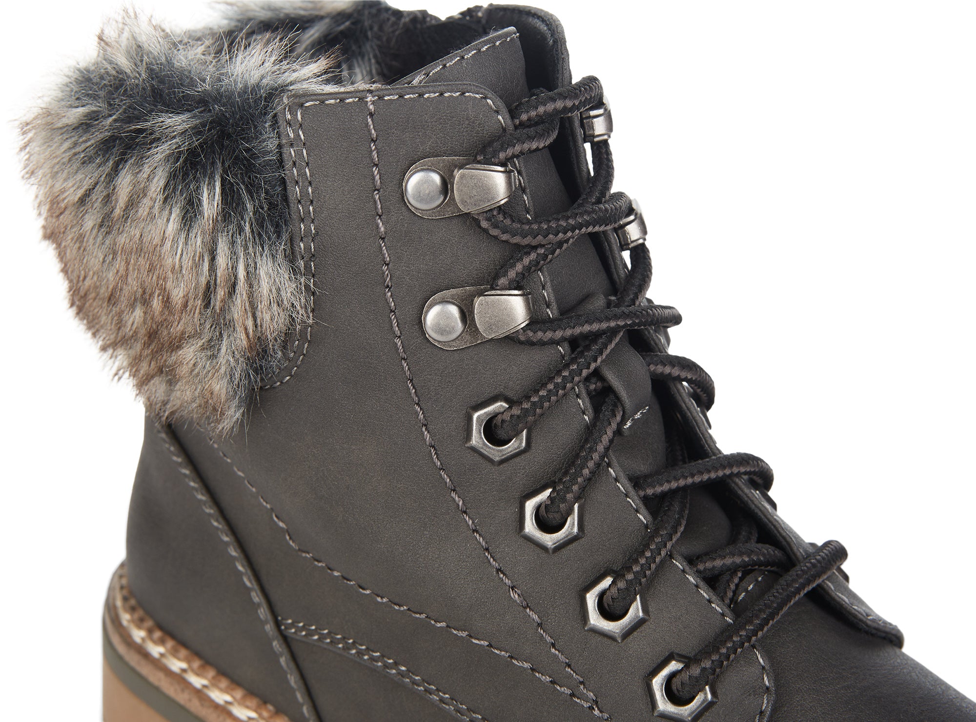 Yellow Shoes | Womens-Winter Boots-Casual-Low Shaft & Low Heel | Gather | 