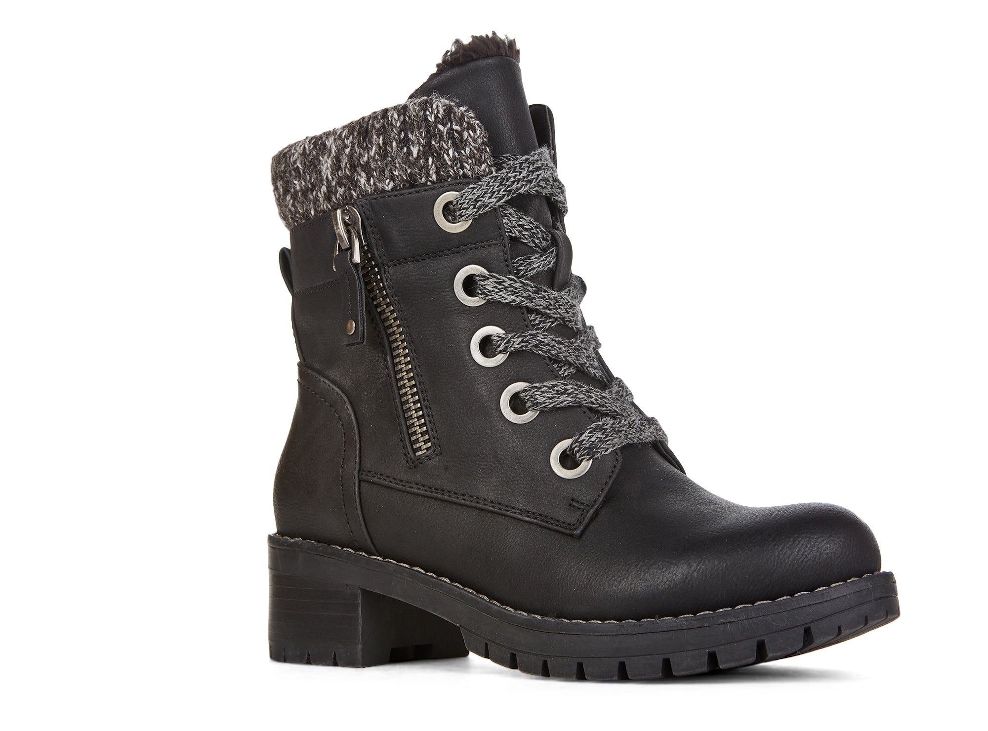 Yellow Shoes | Womens-Winter Boots-Casual-Low Shaft & Med Heel | Parc | 