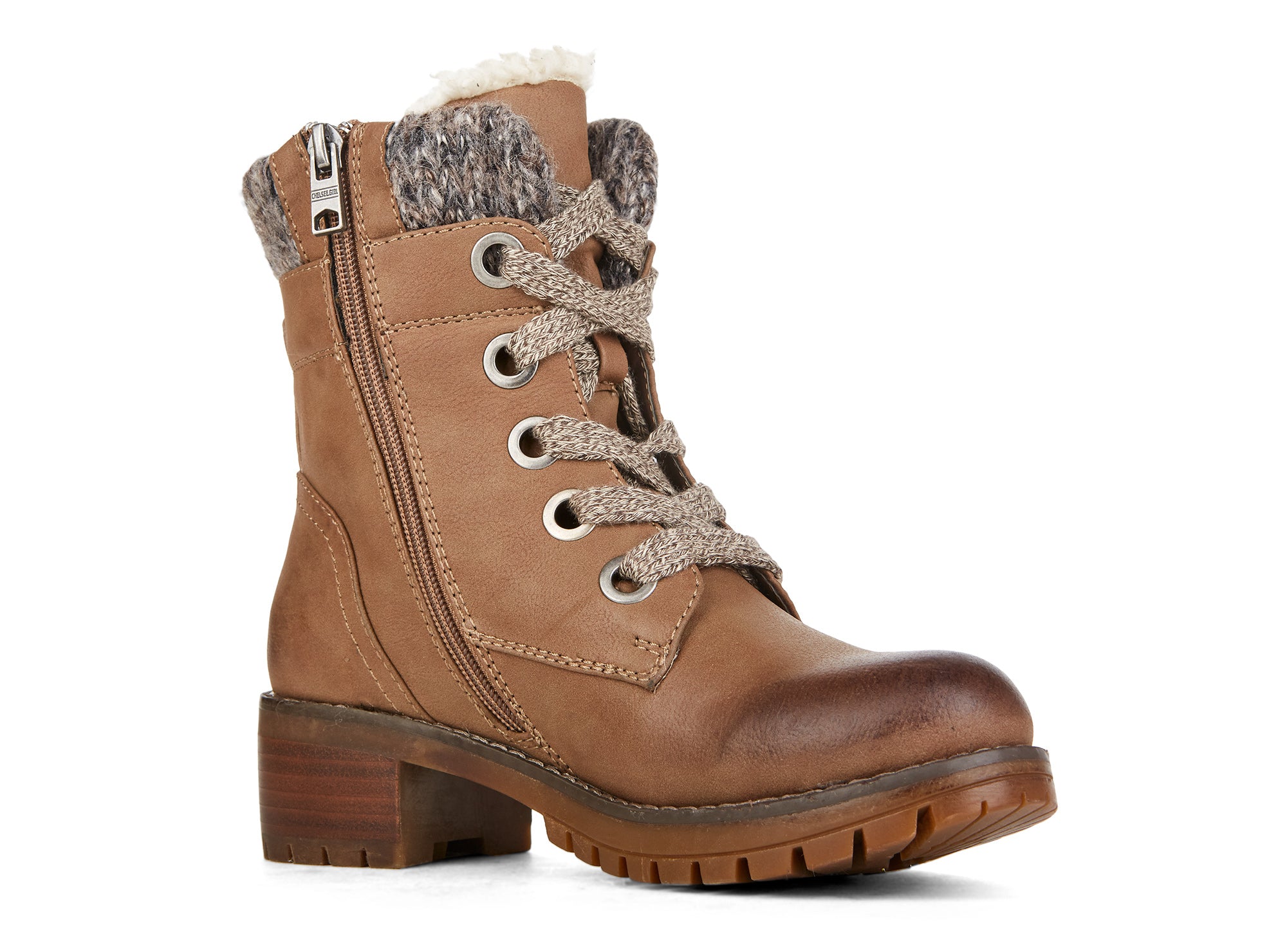 Yellow Shoes | Womens-Winter Boots-Casual-Low Shaft & Med Heel | Parc | 