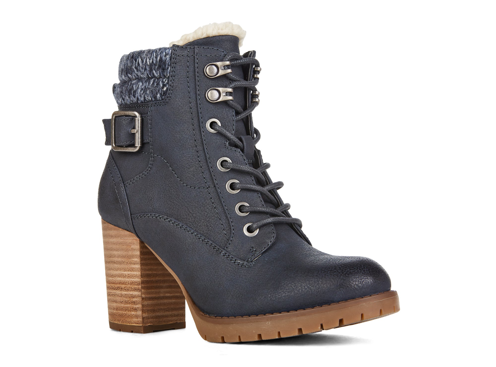 Yellow Shoes | Womens-Winter Boots-Casual-Low Shaft & Med Heel | Laurier | 