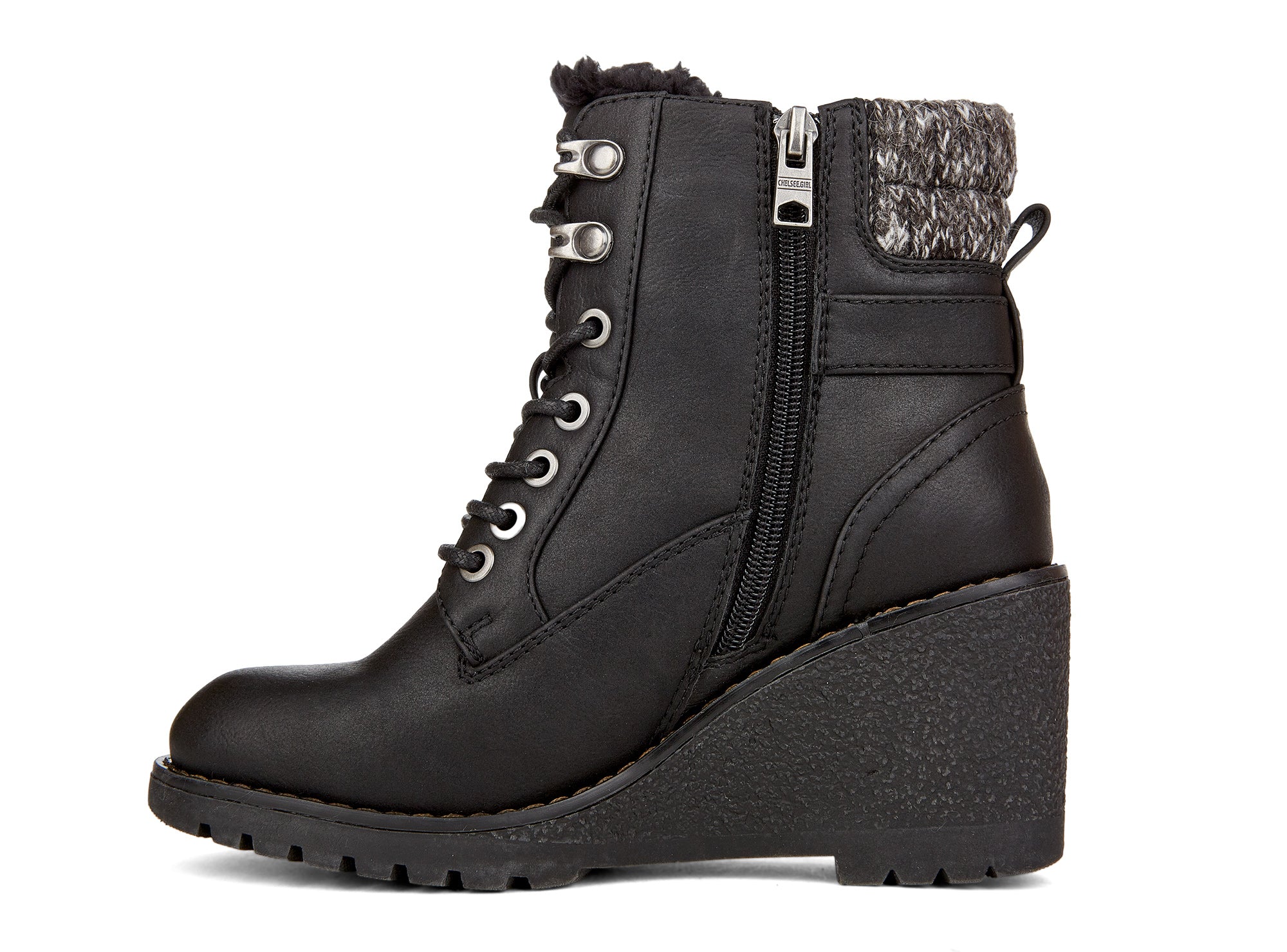 Yellow Shoes | Womens-Winter Boots-Casual-Low Shaft & Med Wedge | Interstate | 