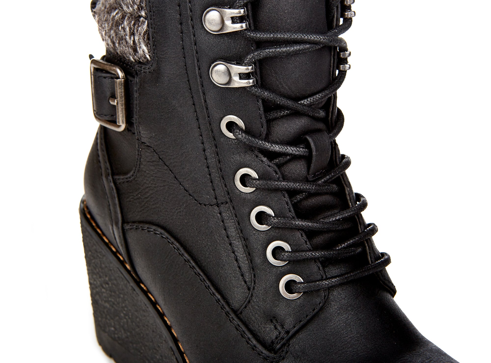 Yellow Shoes | Womens-Winter Boots-Casual-Low Shaft & Med Wedge | Interstate | 