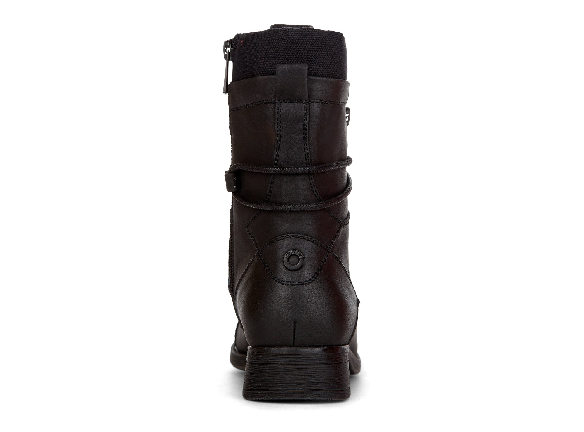 Yellow Shoes | Womens-Light Boots-Casual-Med Shaft & Low Heel | Officer | 