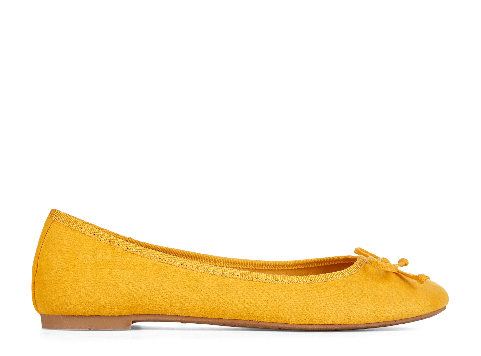 Yellow Shoes | Womens-Shoes-Casual-Flat/Ballerina | Mantraa II | 