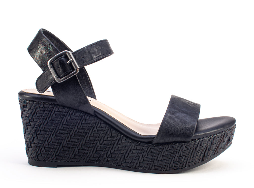 Yellow Shoes | Womens-Sandals-Casual-High Wedge/Ankle strap | Palmas | 