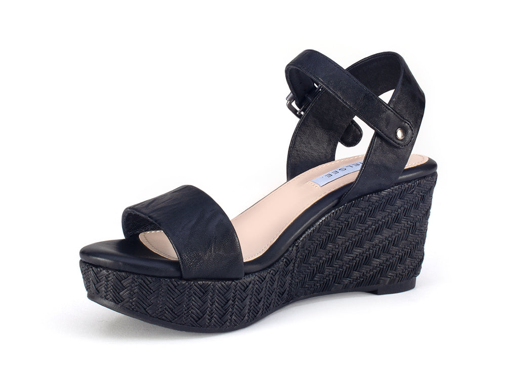 Yellow Shoes | Womens-Sandals-Casual-High Wedge/Ankle strap | Palmas | 