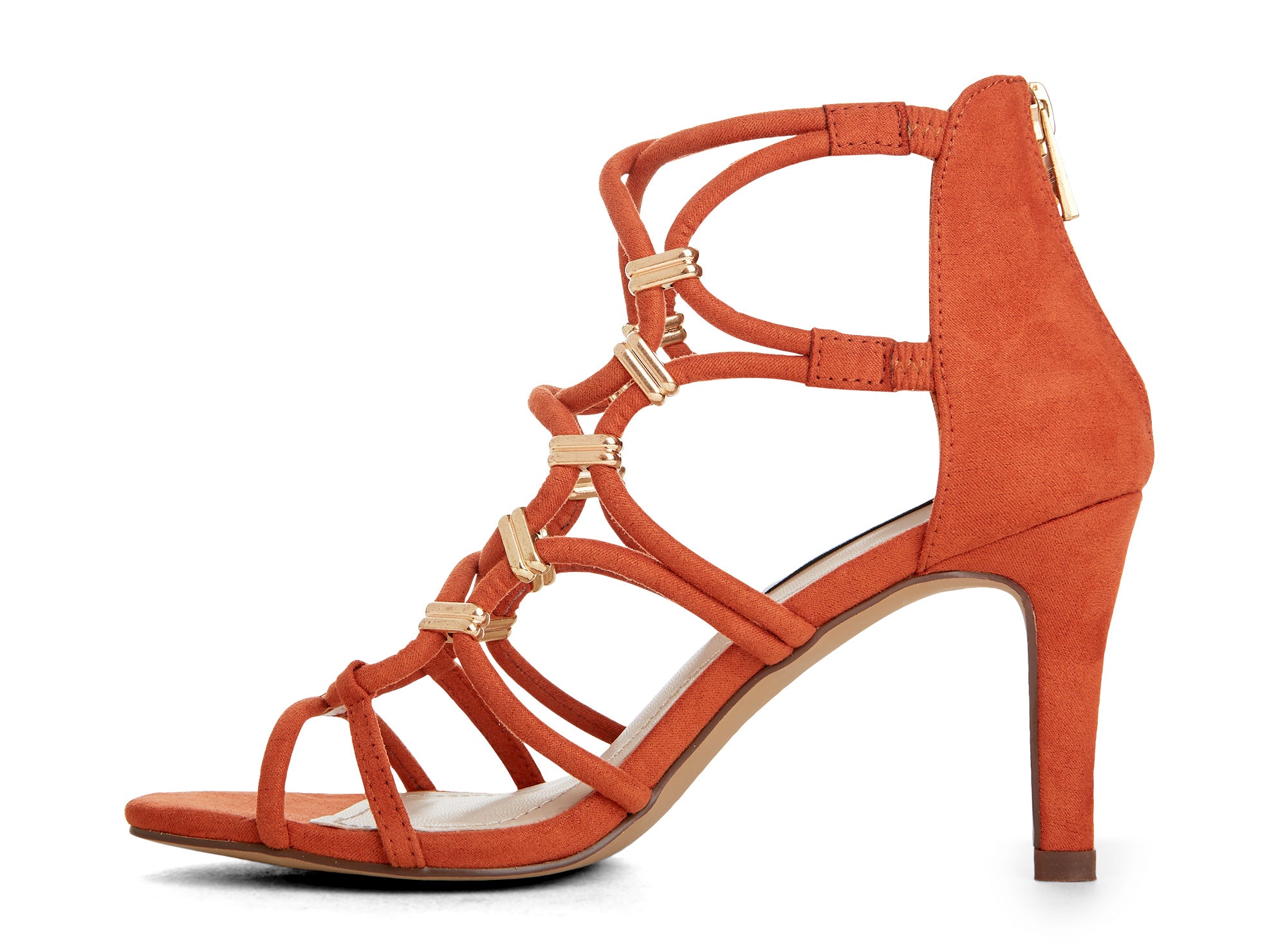 Yellow Shoes | Womens-Sandals-Dress-Med Heel/Gladiator | Evangelina | 