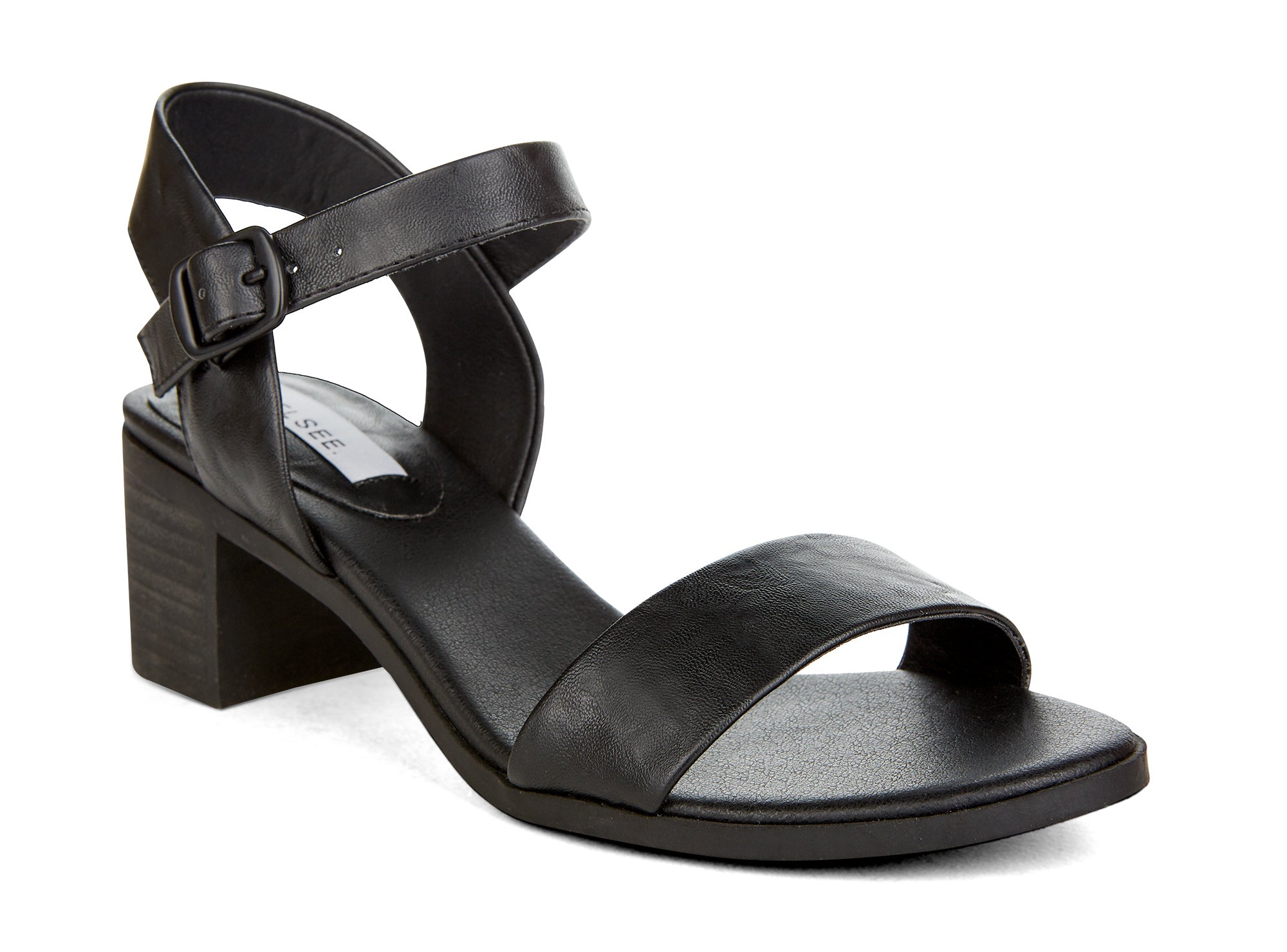 Yellow Shoes | Womens-Sandals-Casual-Med Heel/Ankle strap | Becca | 