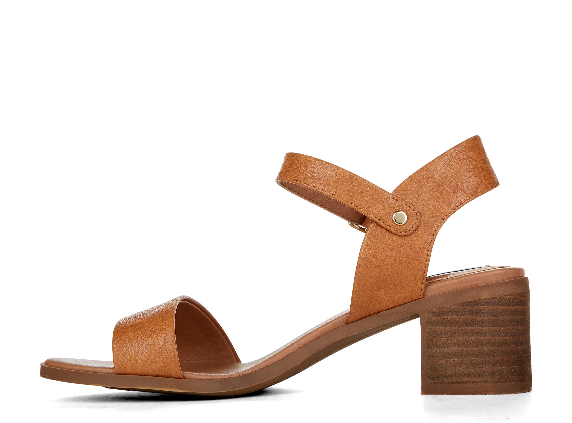 Yellow Shoes | Womens-Sandals-Casual-Med Heel/Ankle strap | Becca | 