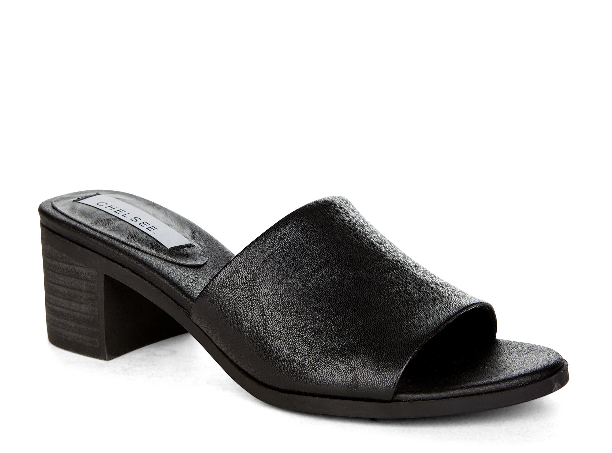Yellow Shoes | Womens-Sandals-Casual-Med Heel/Slide | Becca Slide | 