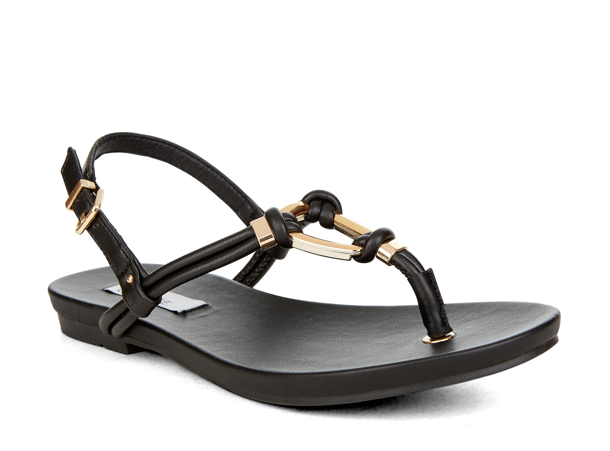 Yellow Shoes | Womens-Sandals-Casual-Flat/Ankle strap | Affection | 