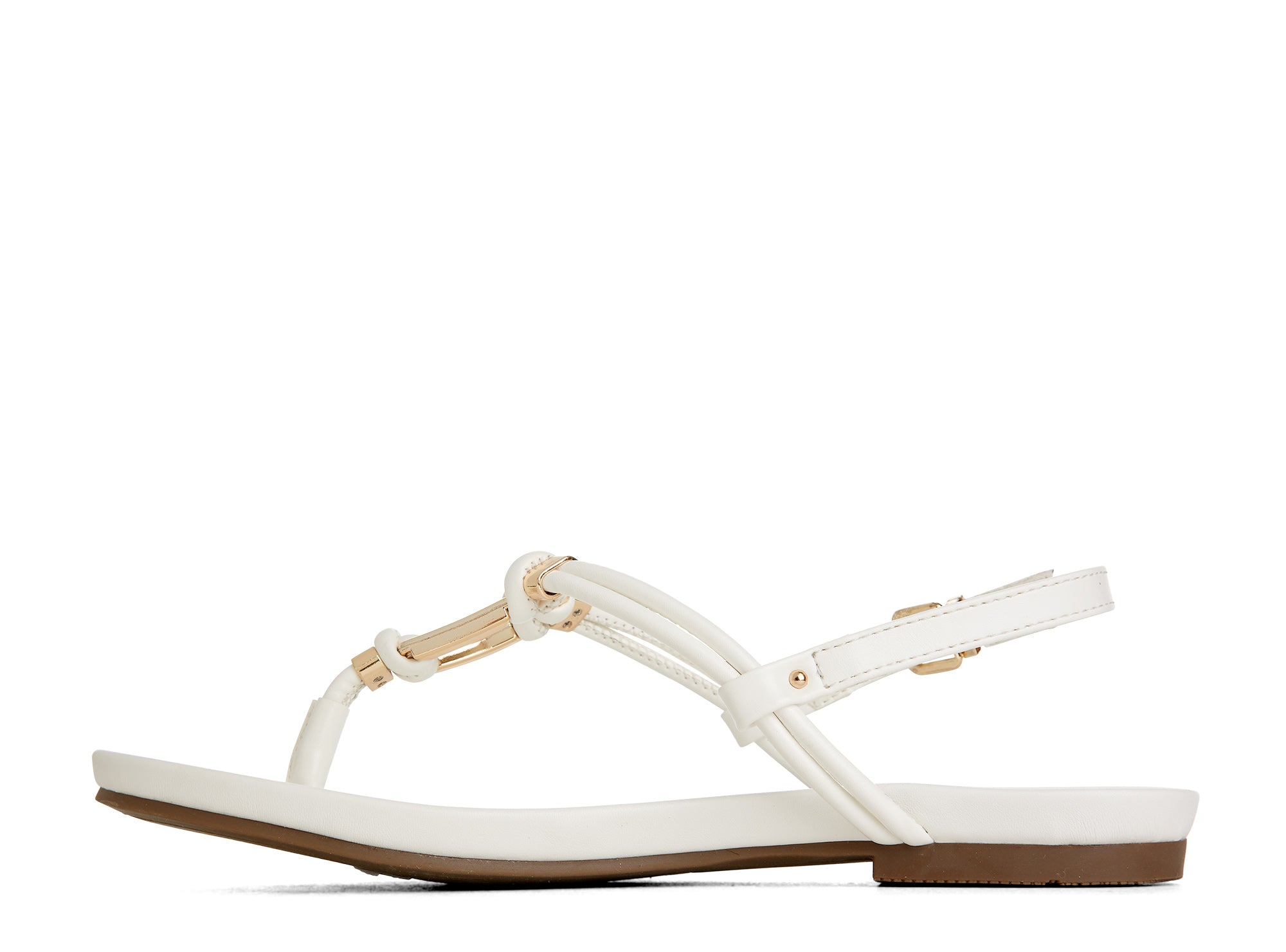 Yellow Shoes | Womens-Sandals-Casual-Flat/Ankle strap | Affection | 