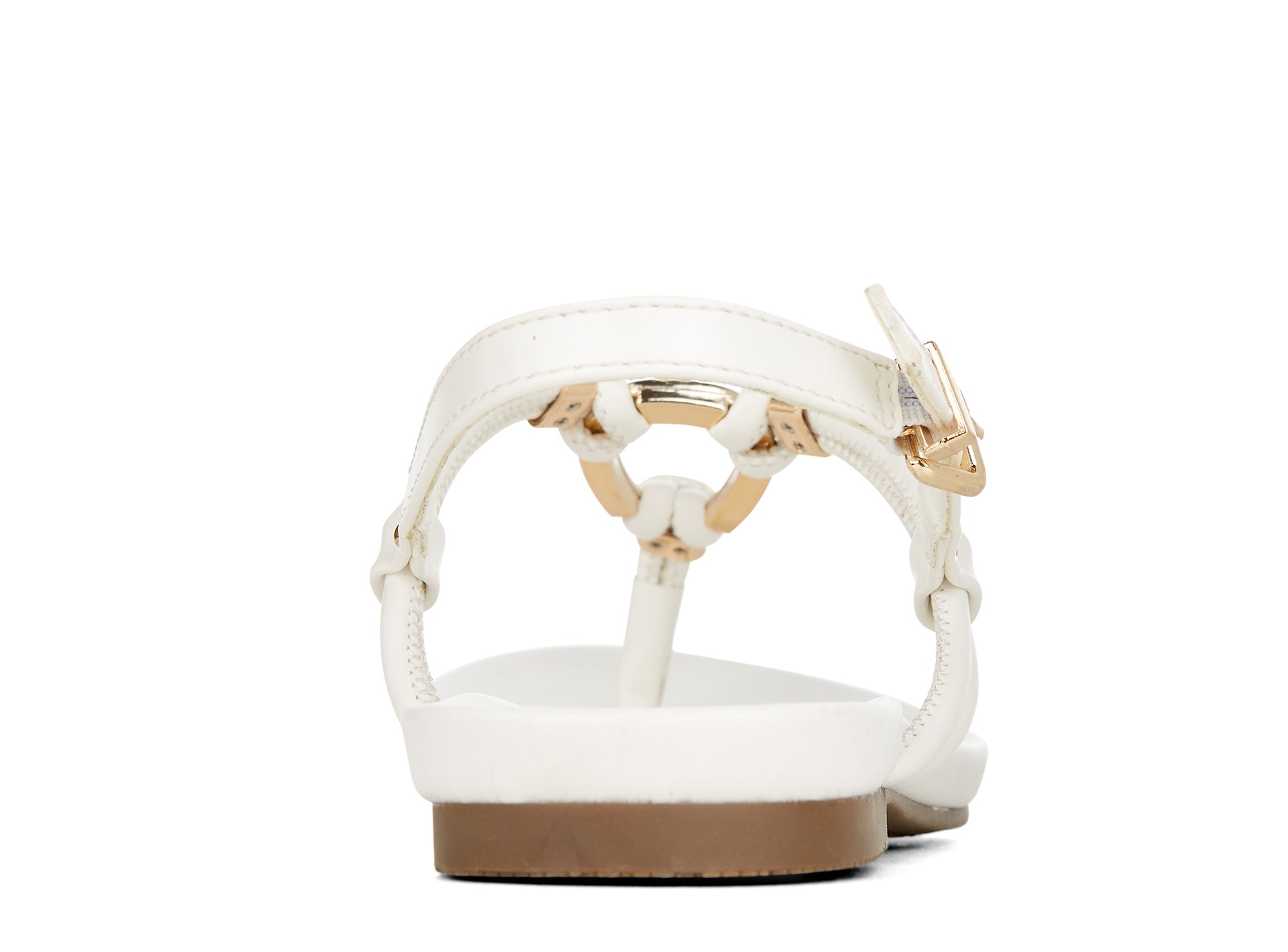 Yellow Shoes | Womens-Sandals-Casual-Flat/Ankle strap | Affection | 