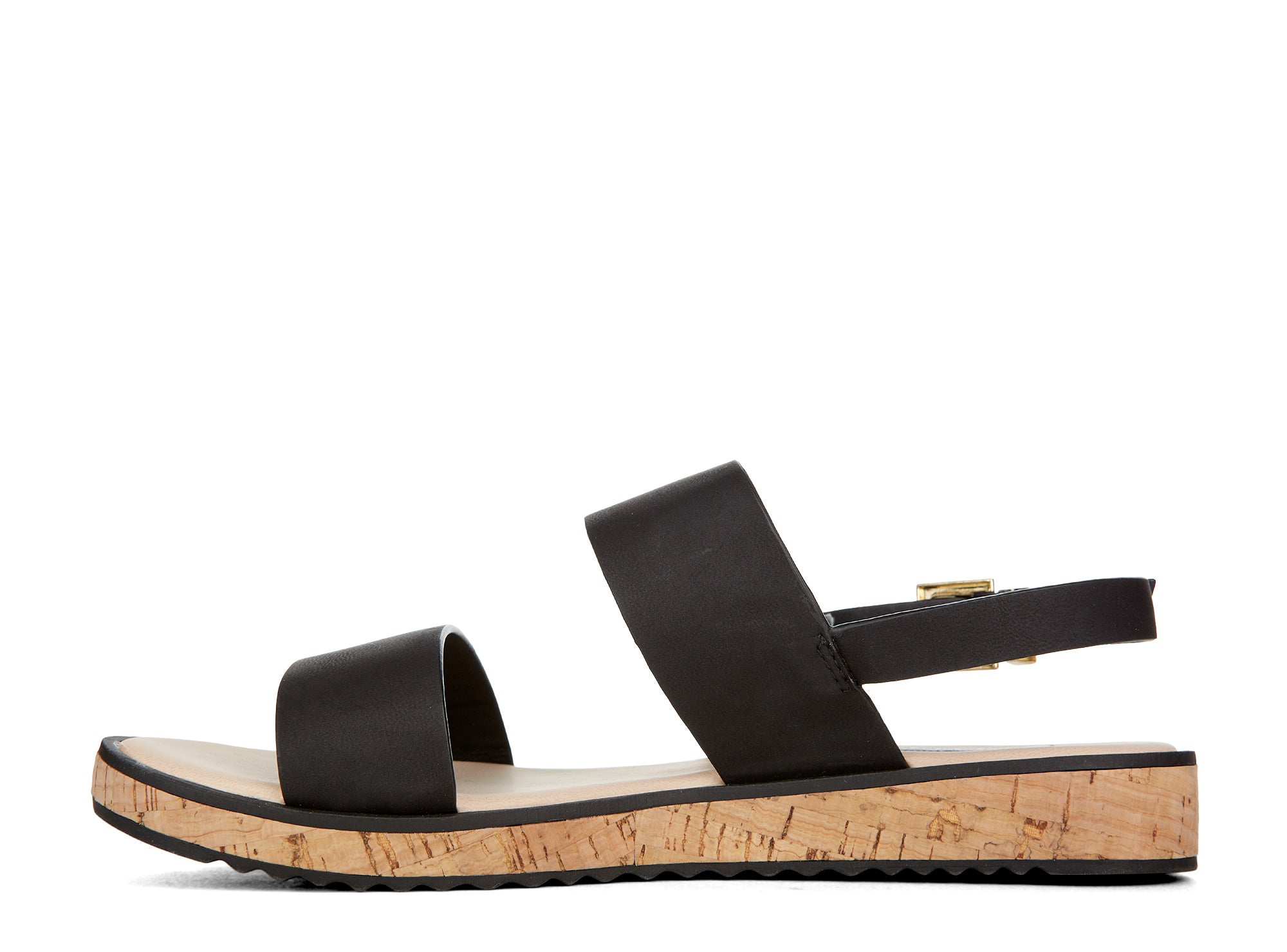 Yellow Shoes | Womens-Sandals-Casual-Low Wedge/Ankle strap | Malena | 