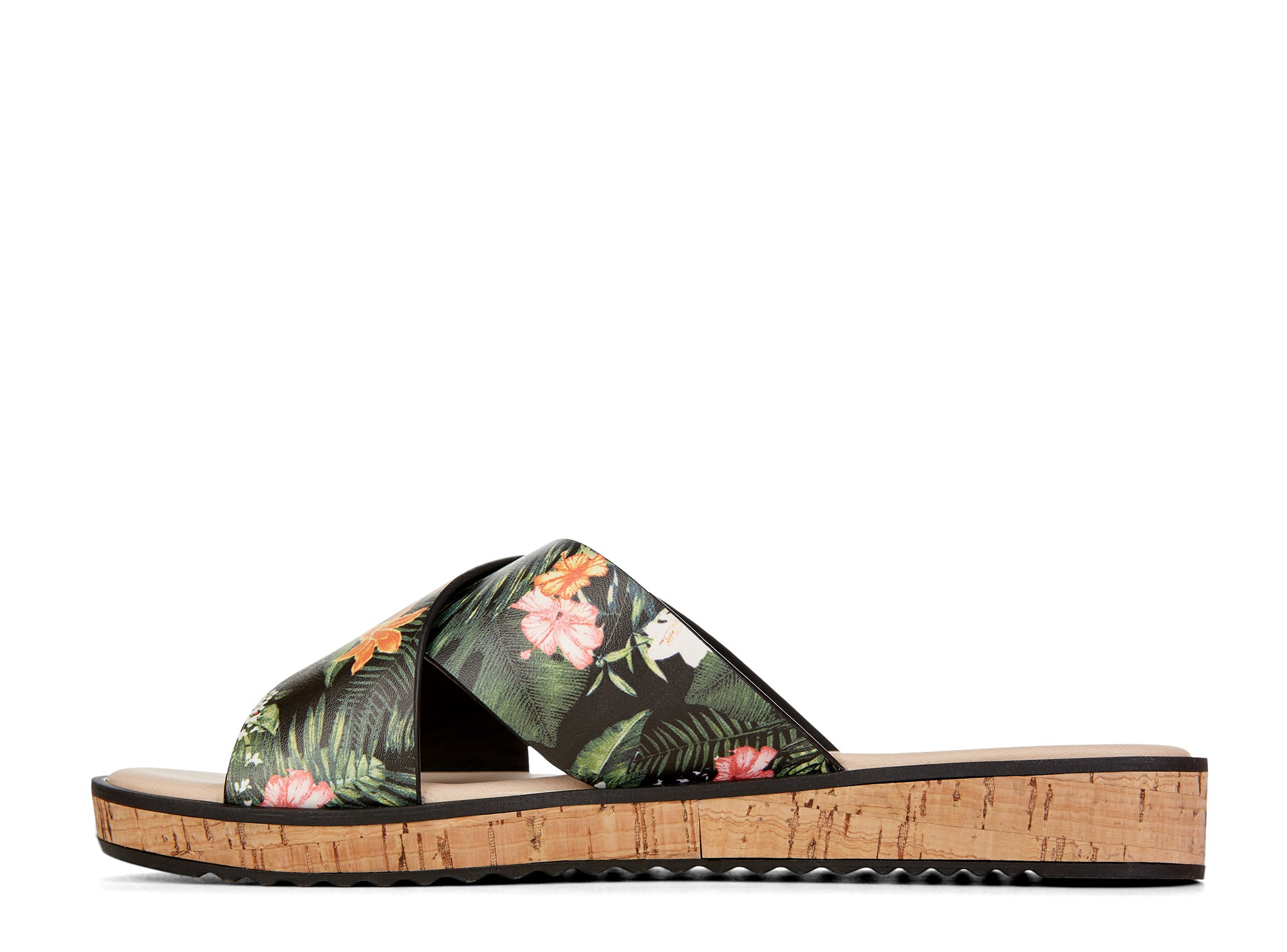 Yellow Shoes | Womens-Sandals-Casual-Flat/Slide | Cross | 