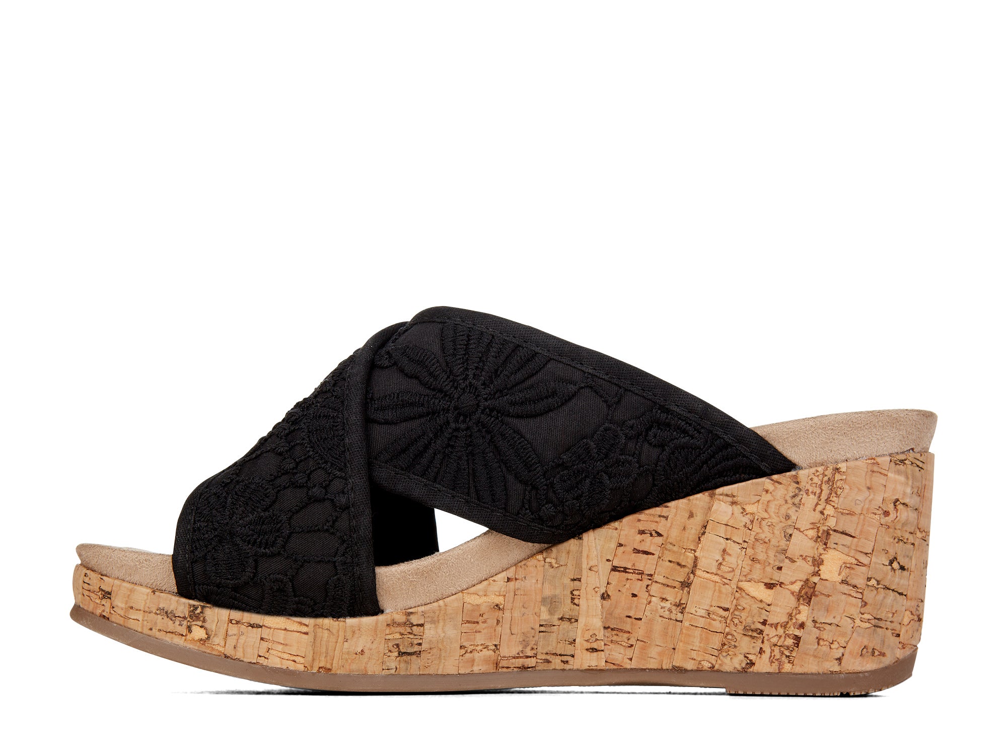 Yellow Shoes | Womens-Sandals-Casual-Med Wedge/Slide | Monolith | 