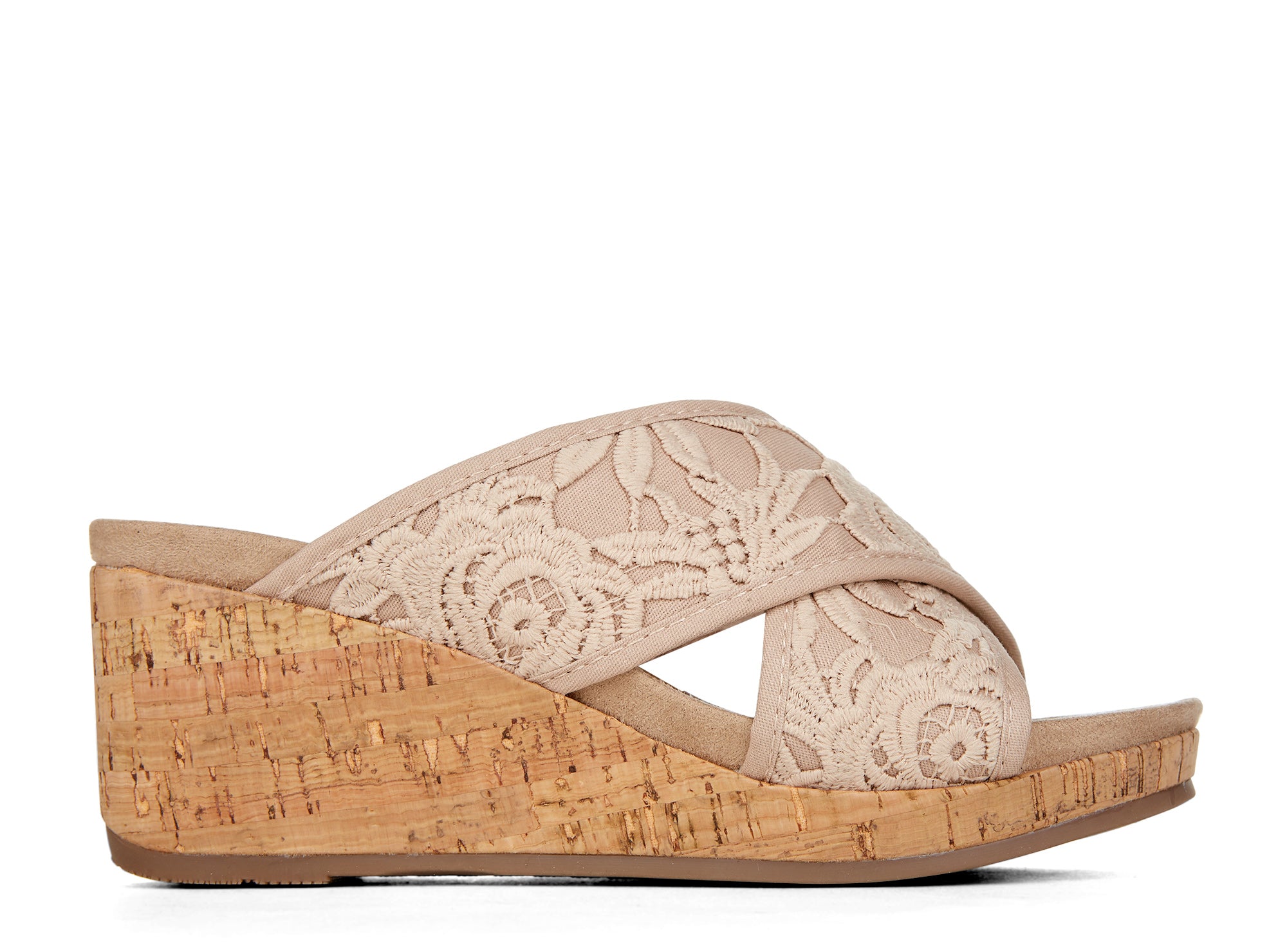 Yellow Shoes | Womens-Sandals-Casual-Med Wedge/Slide | Monolith | 