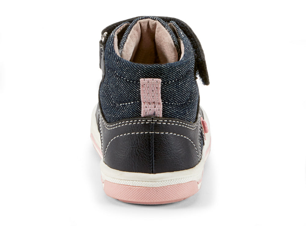 Yellow Shoes | Baby-Bootie-Girls-Velcro | Praline | 