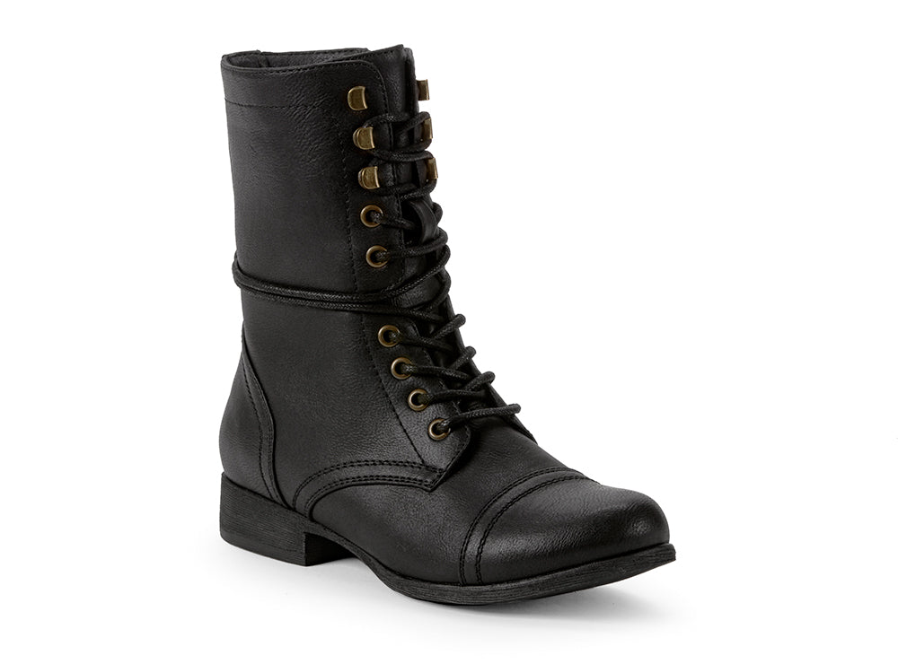 Yellow Shoes | Womens-Light Boots-Casual-Med Shaft & Low Heel | Stager | 