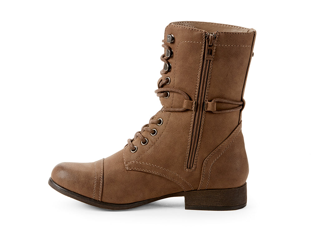 Yellow Shoes | Womens-Light Boots-Casual-Med Shaft & Low Heel | Stager | 