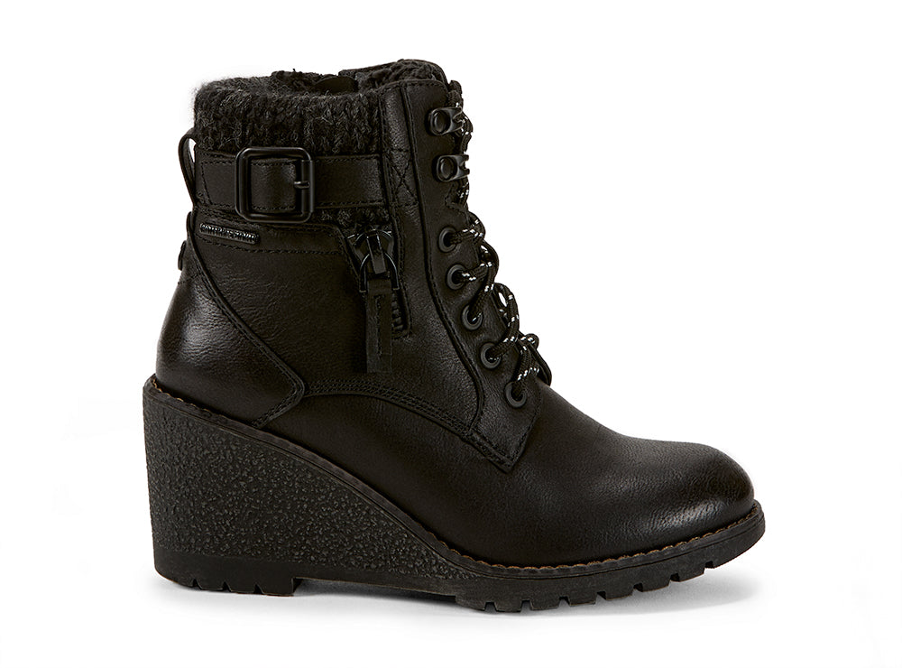 Yellow Shoes | Womens-Winter Boots-Casual-Low Shaft & Med Wedge | Barnett | 