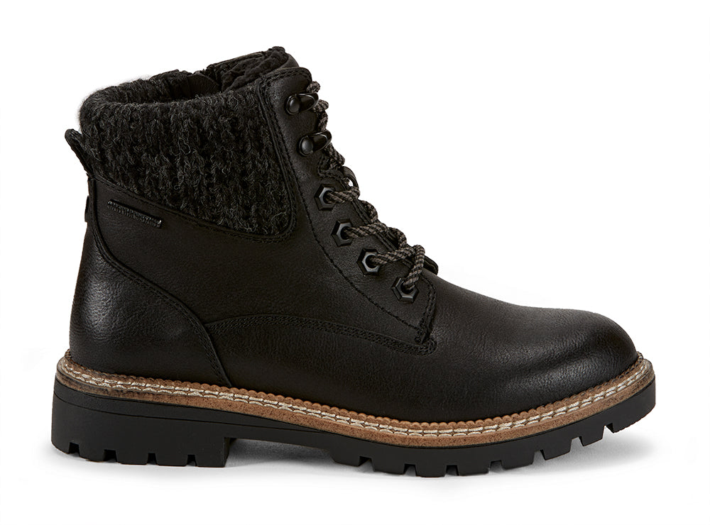 Yellow Shoes | Womens-Winter Boots-Casual-Low Shaft & Low Heel | Bison | 