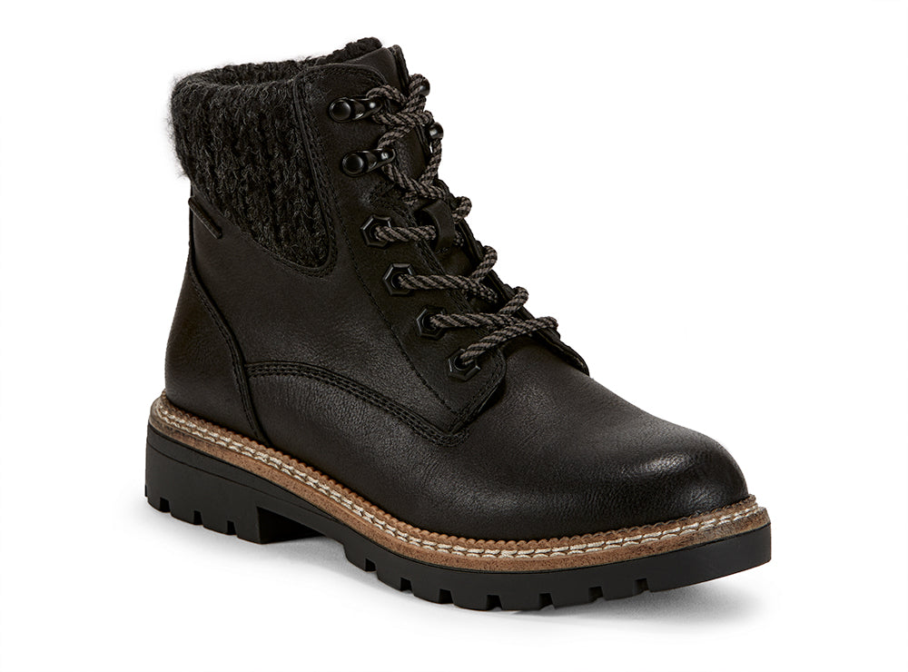 Yellow Shoes | Womens-Winter Boots-Casual-Low Shaft & Low Heel | Bison | 