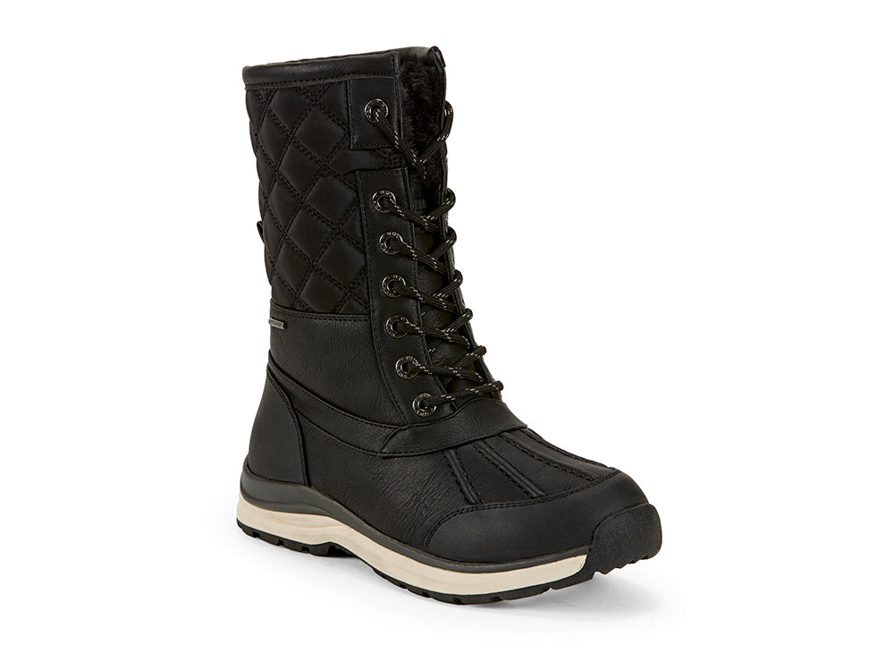Yellow Shoes | Womens-Winter Boots-Casual-Med Shaft & Flat Heel | Nordic | 