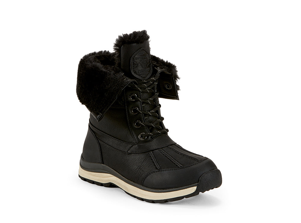 Yellow Shoes | Womens-Winter Boots-Casual-Med Shaft & Flat Heel | Nordic | 