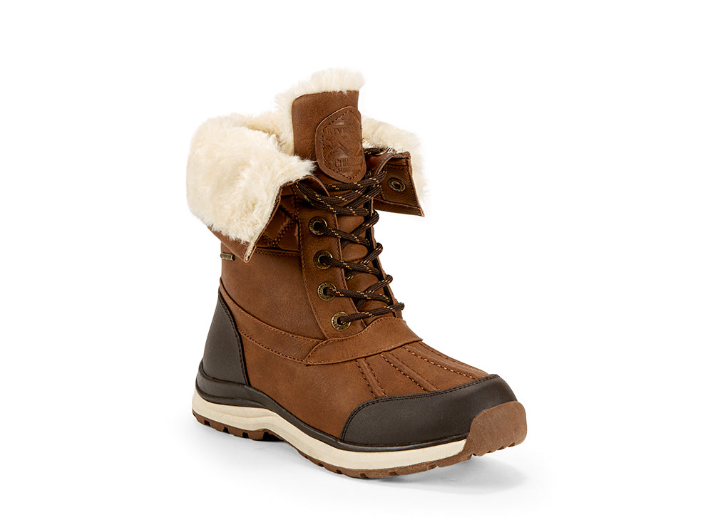 Yellow Shoes | Womens-Winter Boots-Casual-Med Shaft & Flat Heel | Nordic | 