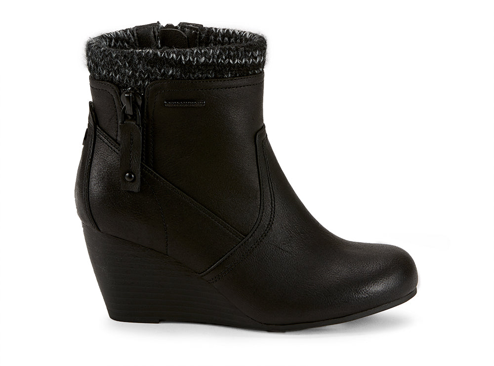 Yellow Shoes | Womens-Winter Boots-Casual-Low Shaft & Med Wedge | Wade | 