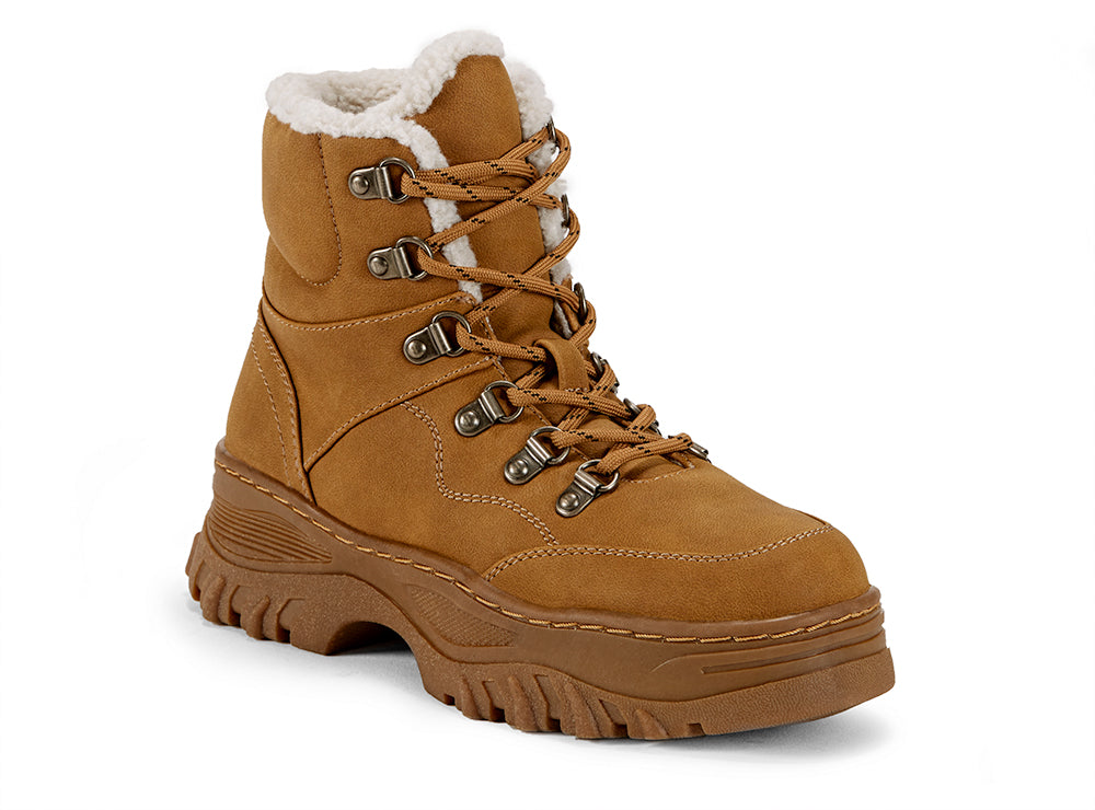Yellow Shoes | Womens-Winter Boots-Casual-Med Shaft & Low Platform | Escalade | 